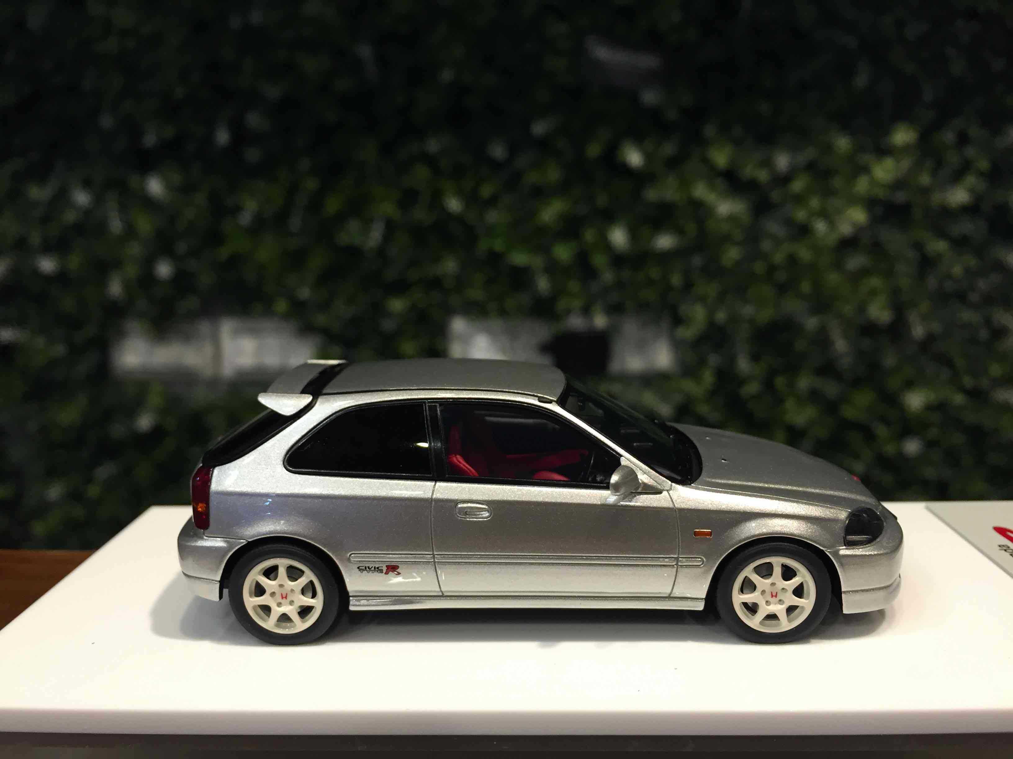 1/43 MakeUp Honda Civic Type R (EK9) 1997 Silver EM480B【MGM】