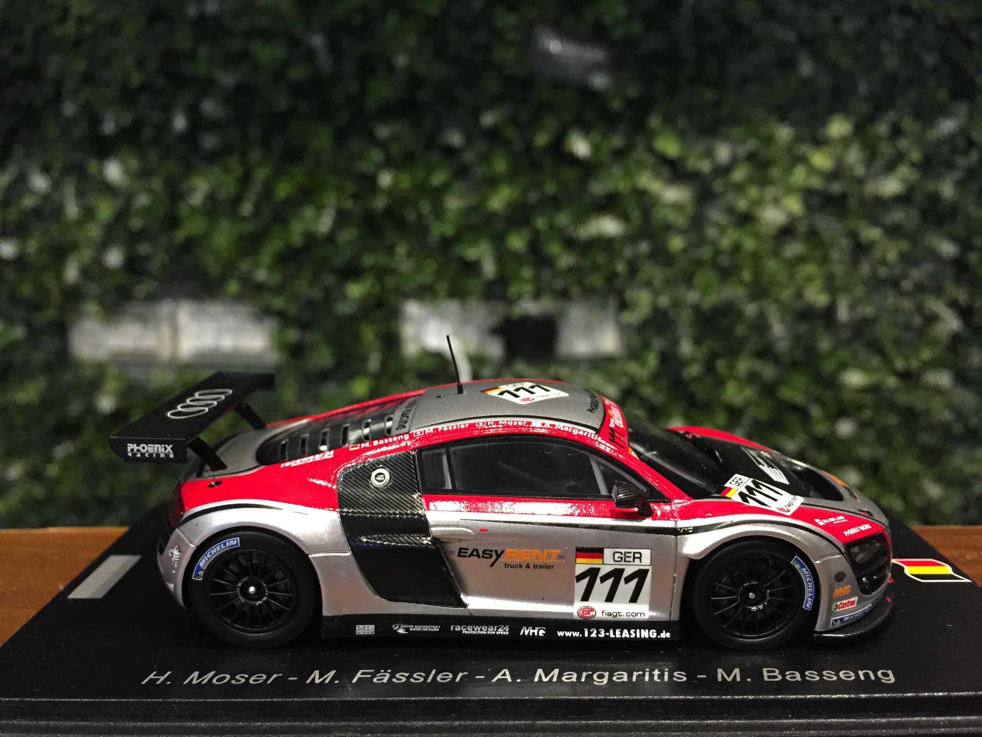 1/43 Spark Audi R8 LMS #111 3rd 24H SPA 2009 100SPA21【MGM】