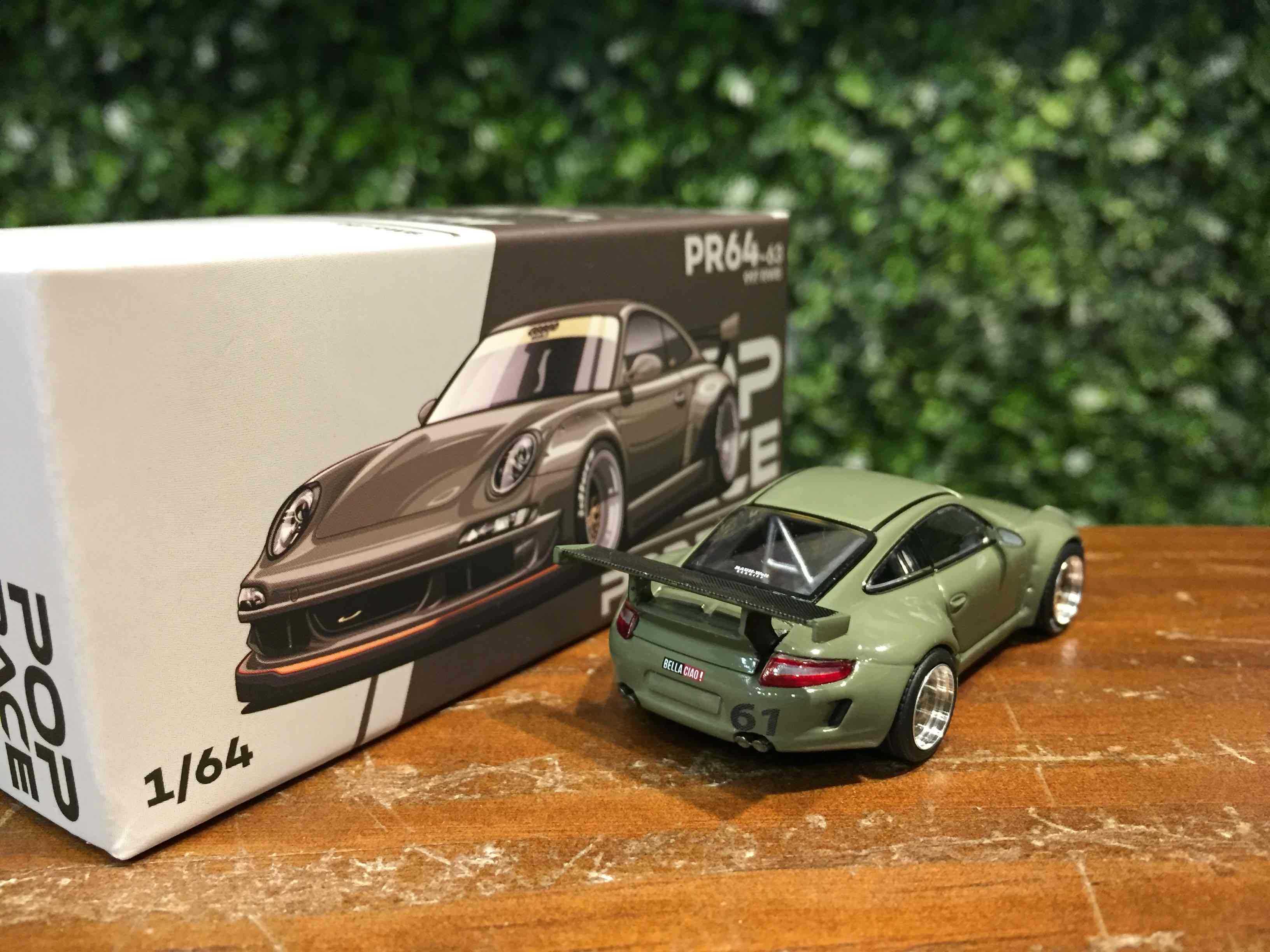 1/64 POPRACE RWB Porsche 911 (997) Green PR640063【MGM】