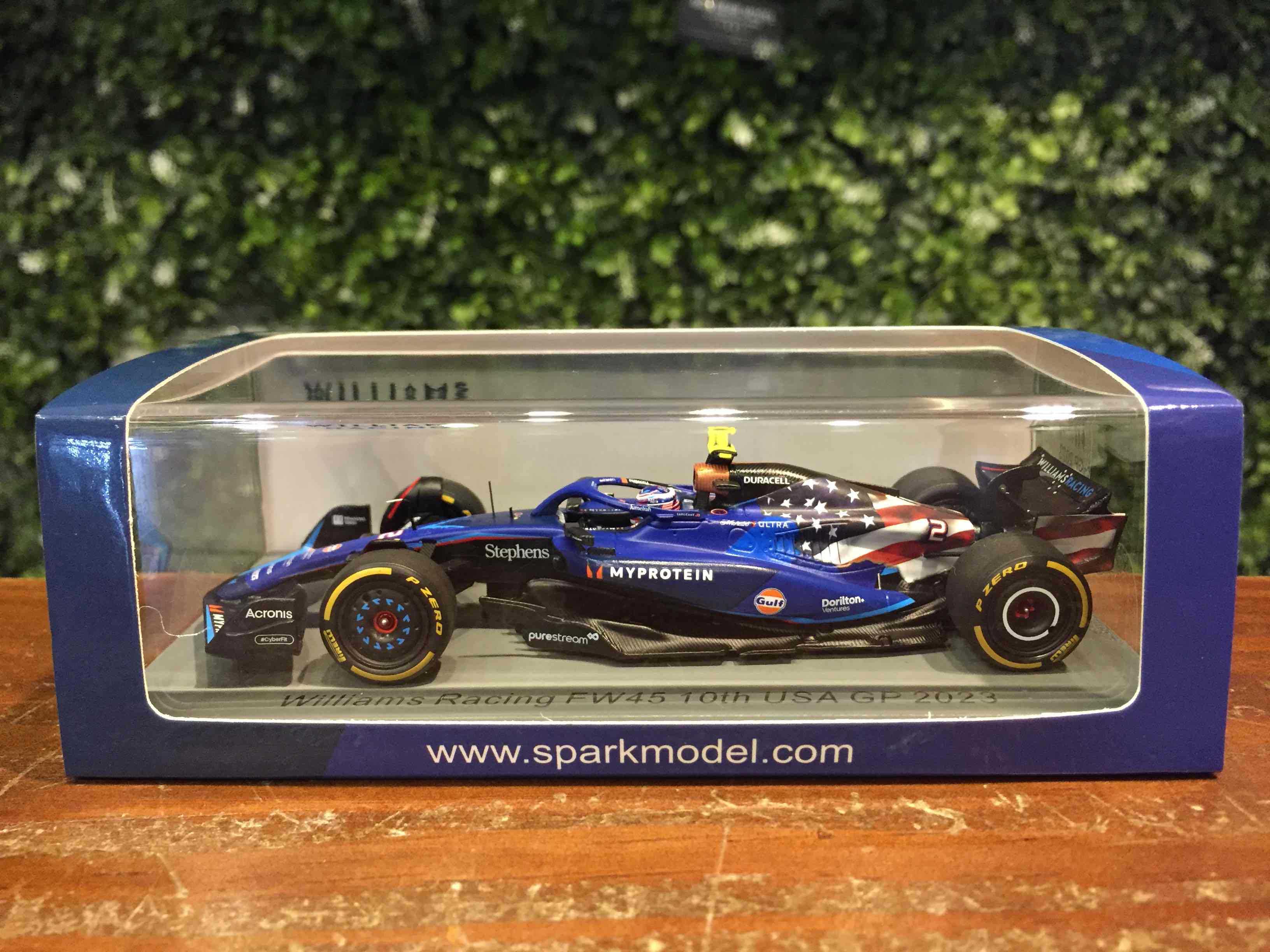 1/43 Spark Williams F1 FW45 Logan Sargeant 2023 S8918【MGM】