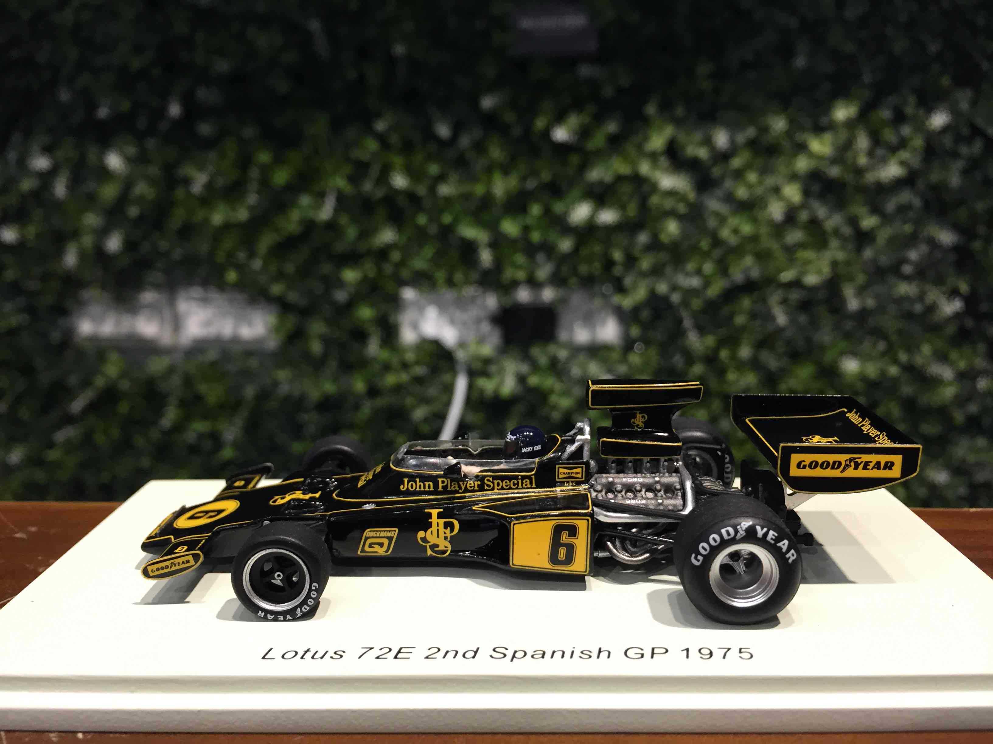 1/43 Spark Lotus 72E #6 2nd Spanish GP 1975 S7297【MGM】