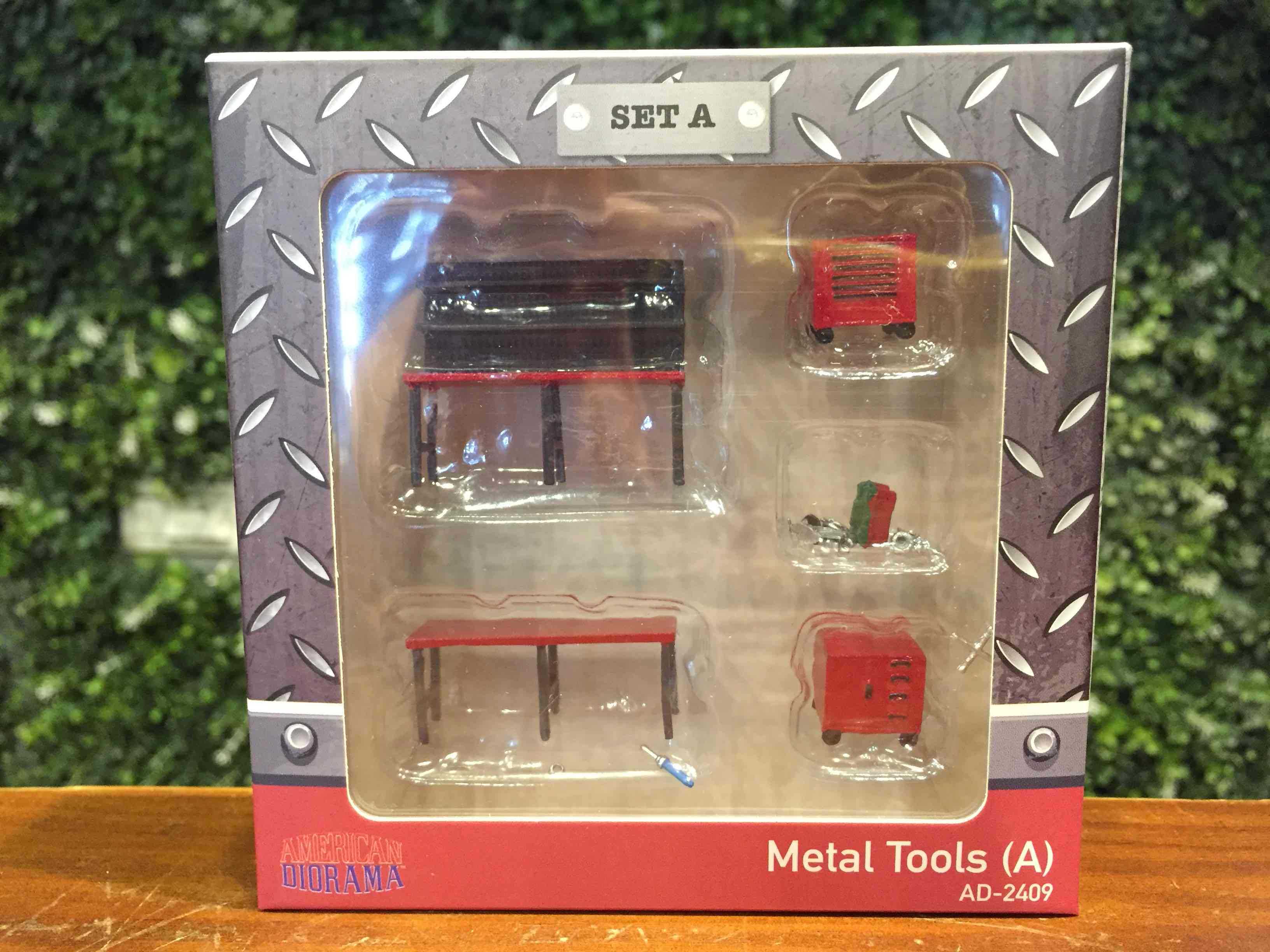 1/64 American 街景人偶 Metal Tools Set Figure AD2409【MGM】