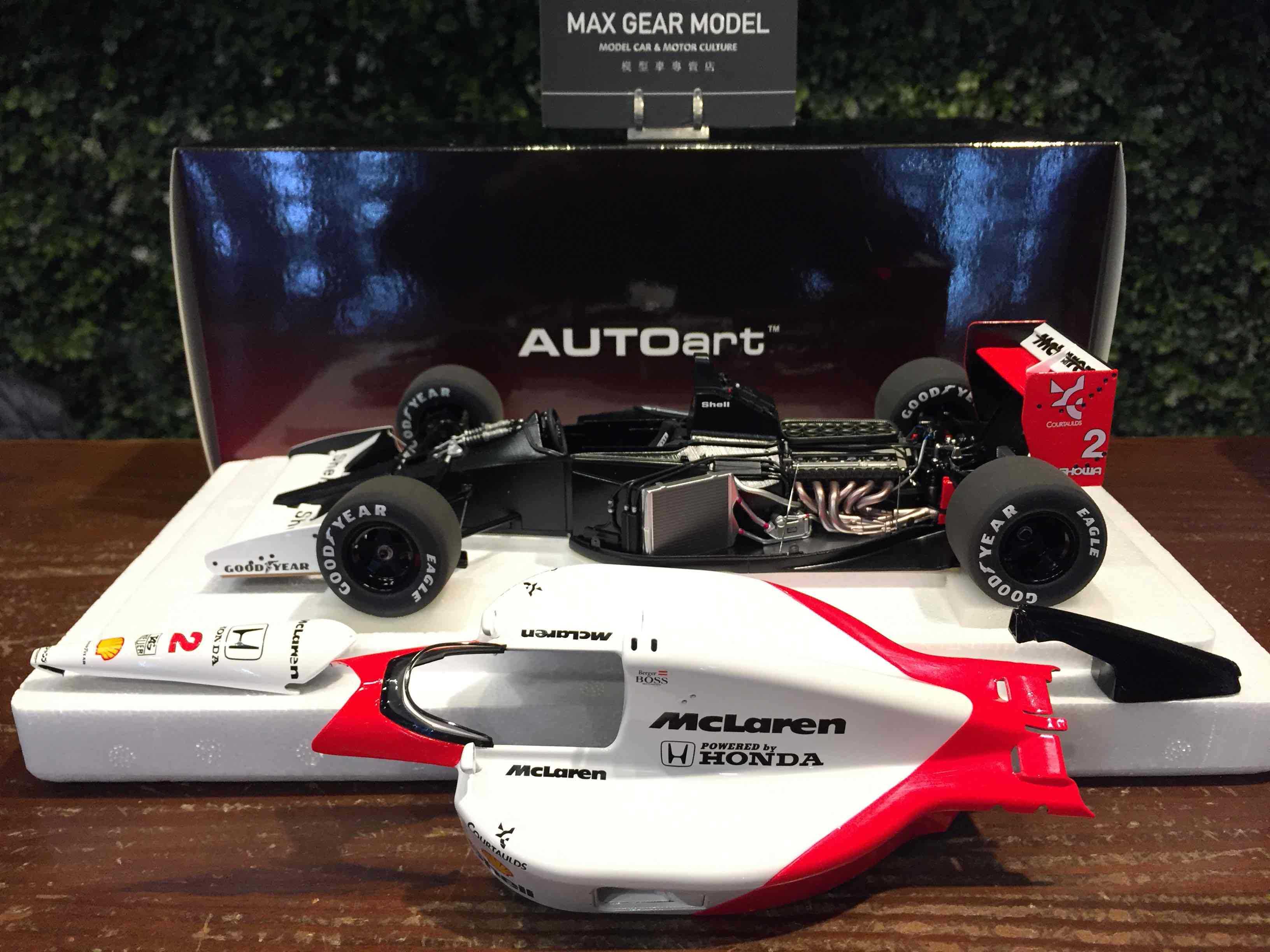 1/18 AUTOart McLaren Honda MP4/6 1991 G.Berger #2 89151【MGM】