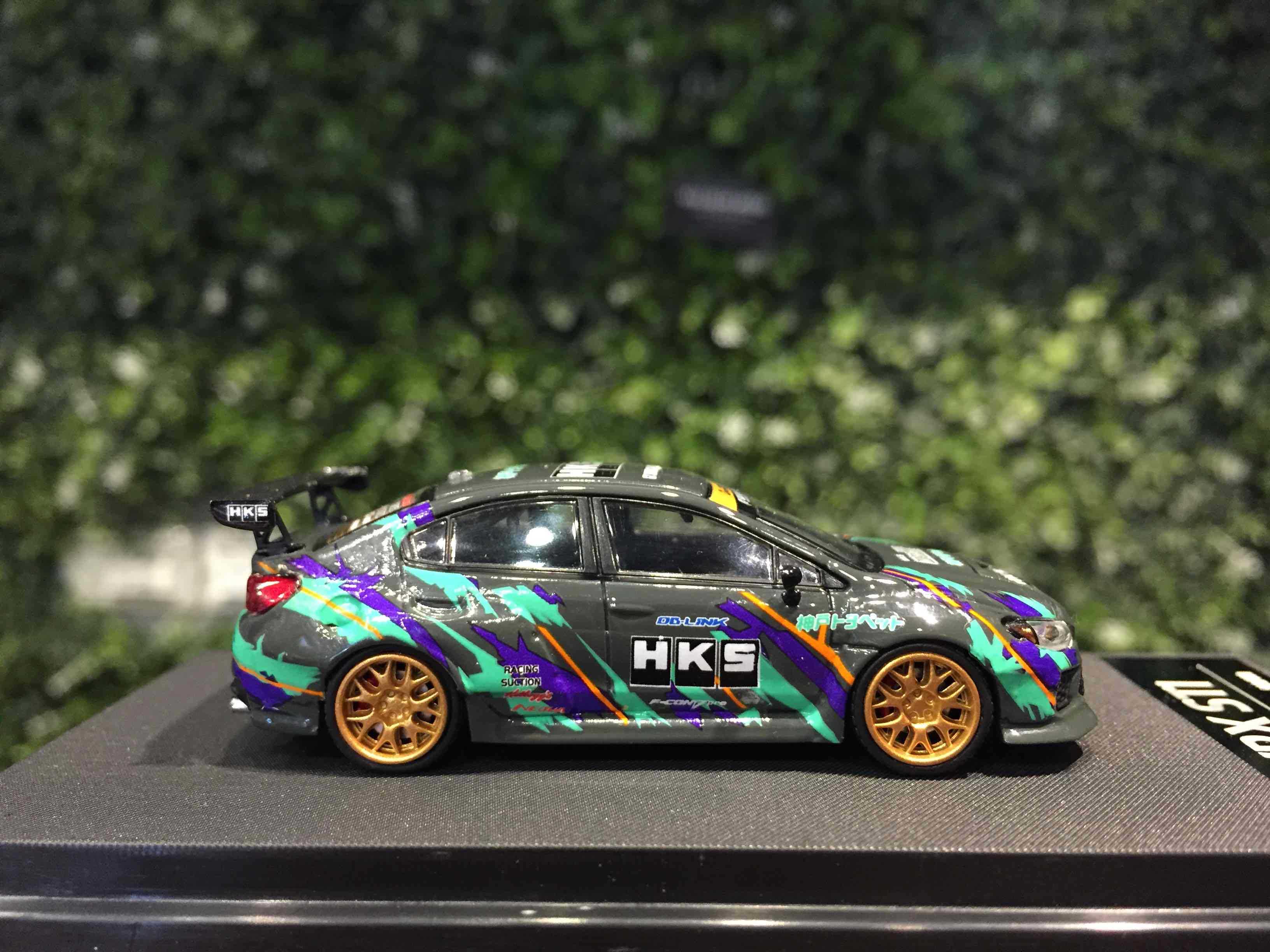 Aurora Model 1/64 スバル WRX STI HKS Aurora Model 1:64 Subaru WRX STI HKS (2 Version) – Horizon
