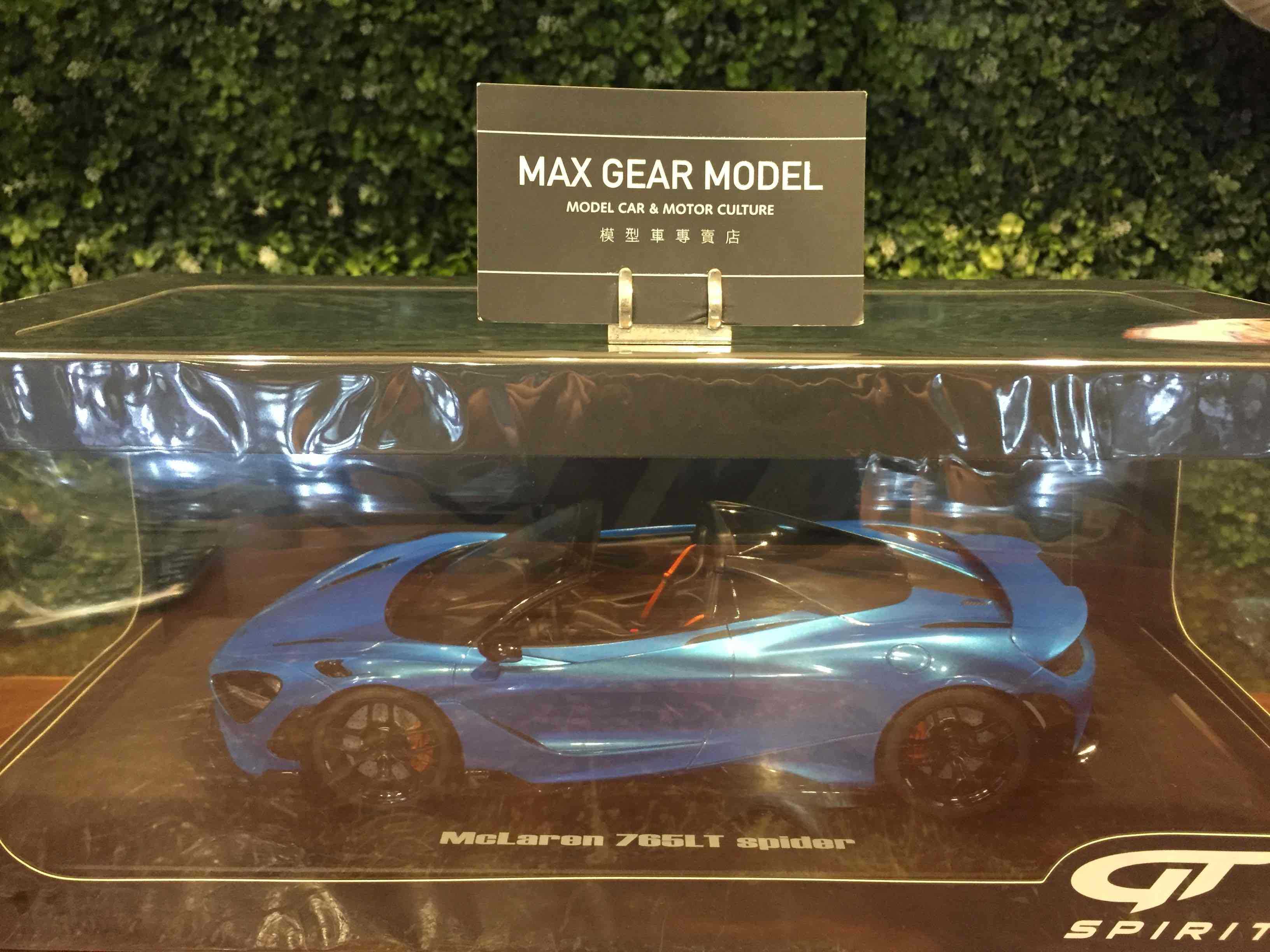 1/18 GT Spirit McLaren 765LT Spider 2021 AmitBlue GT886【MGM】