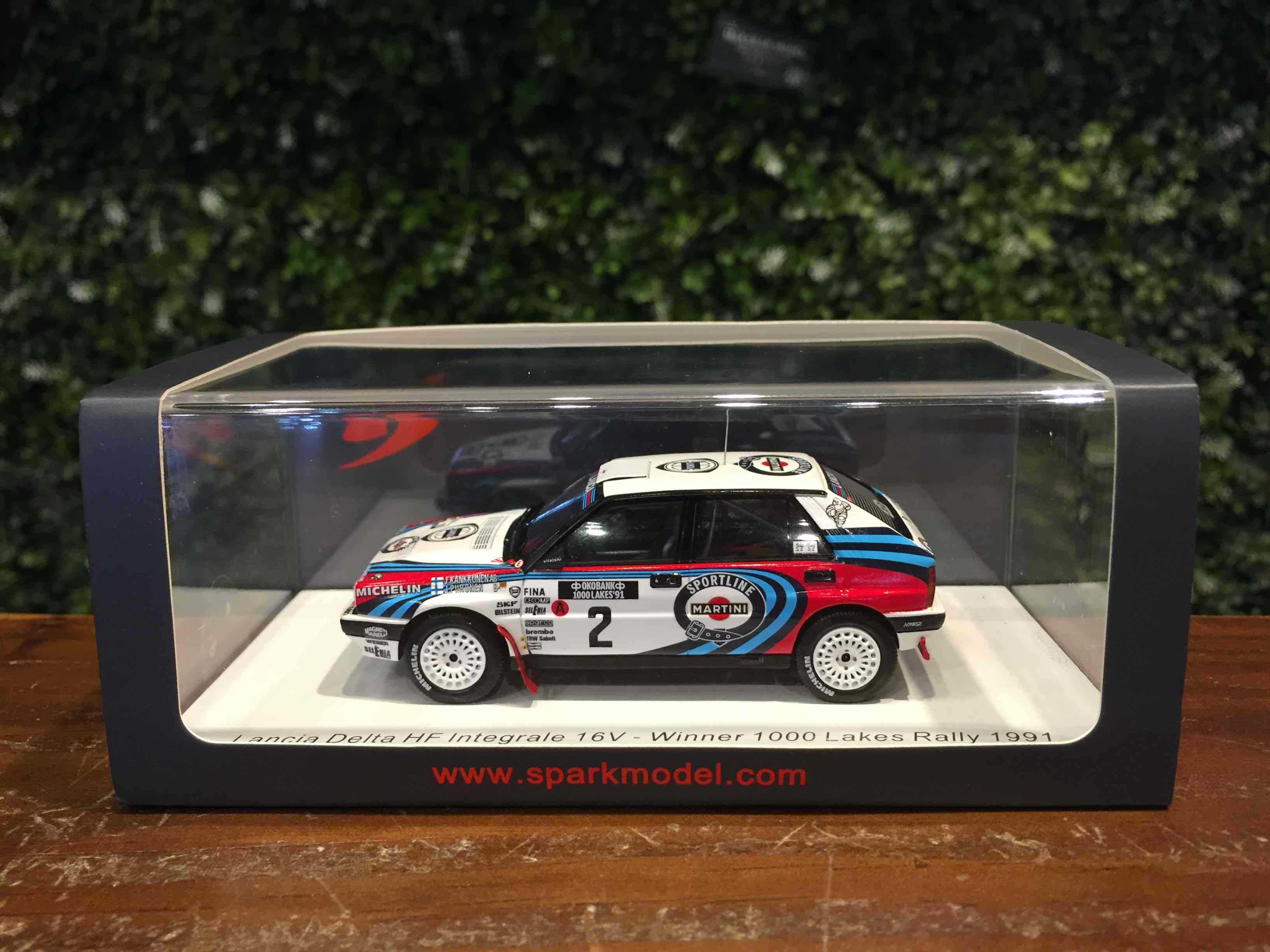 1/43 Spark Lancia Delta HF Integrale Winner Lakes S9010【MGM