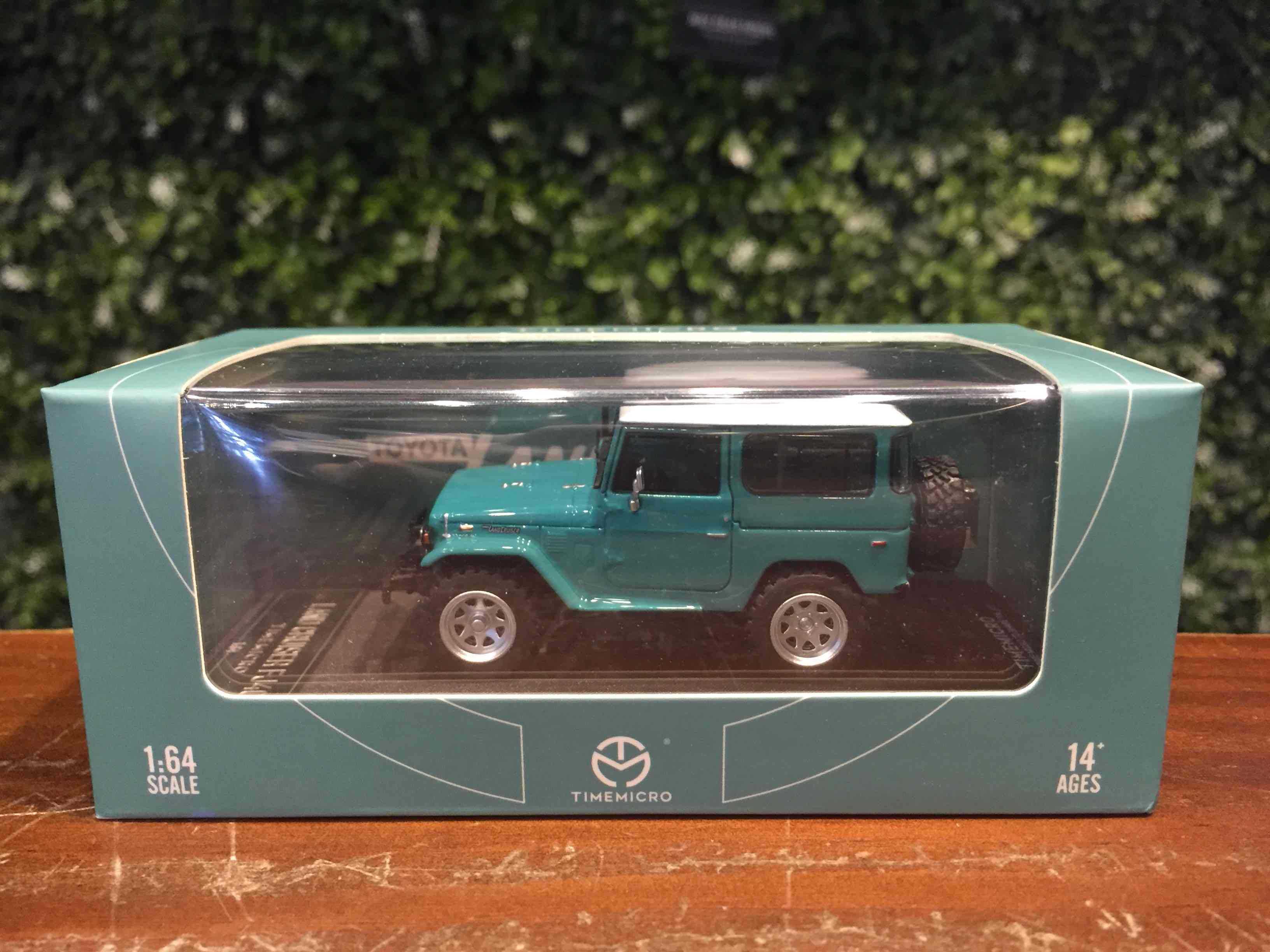 1/64 TimeModel Toyota Land Cruiser FJ40 Green TM645202【MGM】