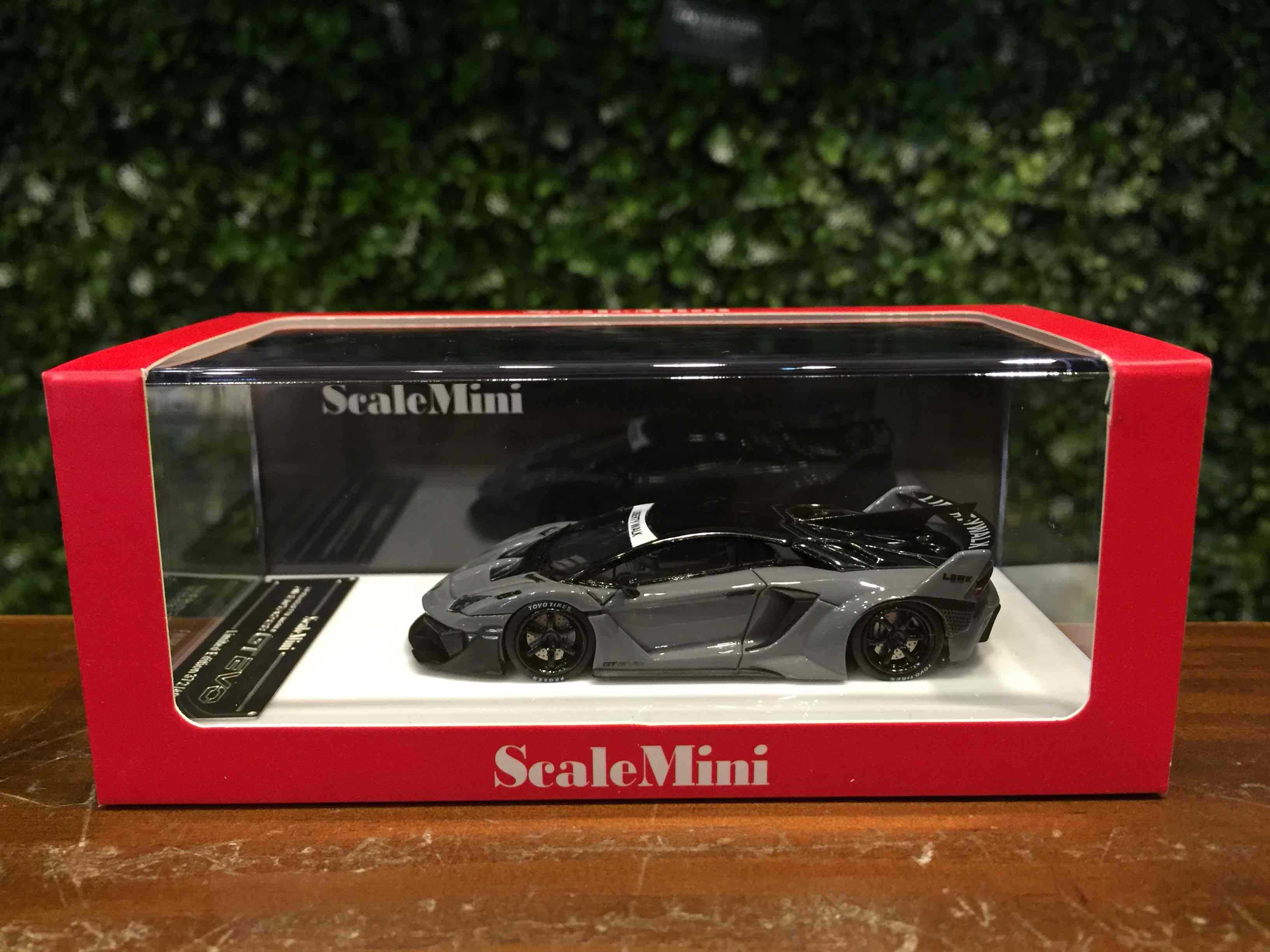 1/64 ScaleMini LBWK Aventador GT EVO Cement Grey【MGM】