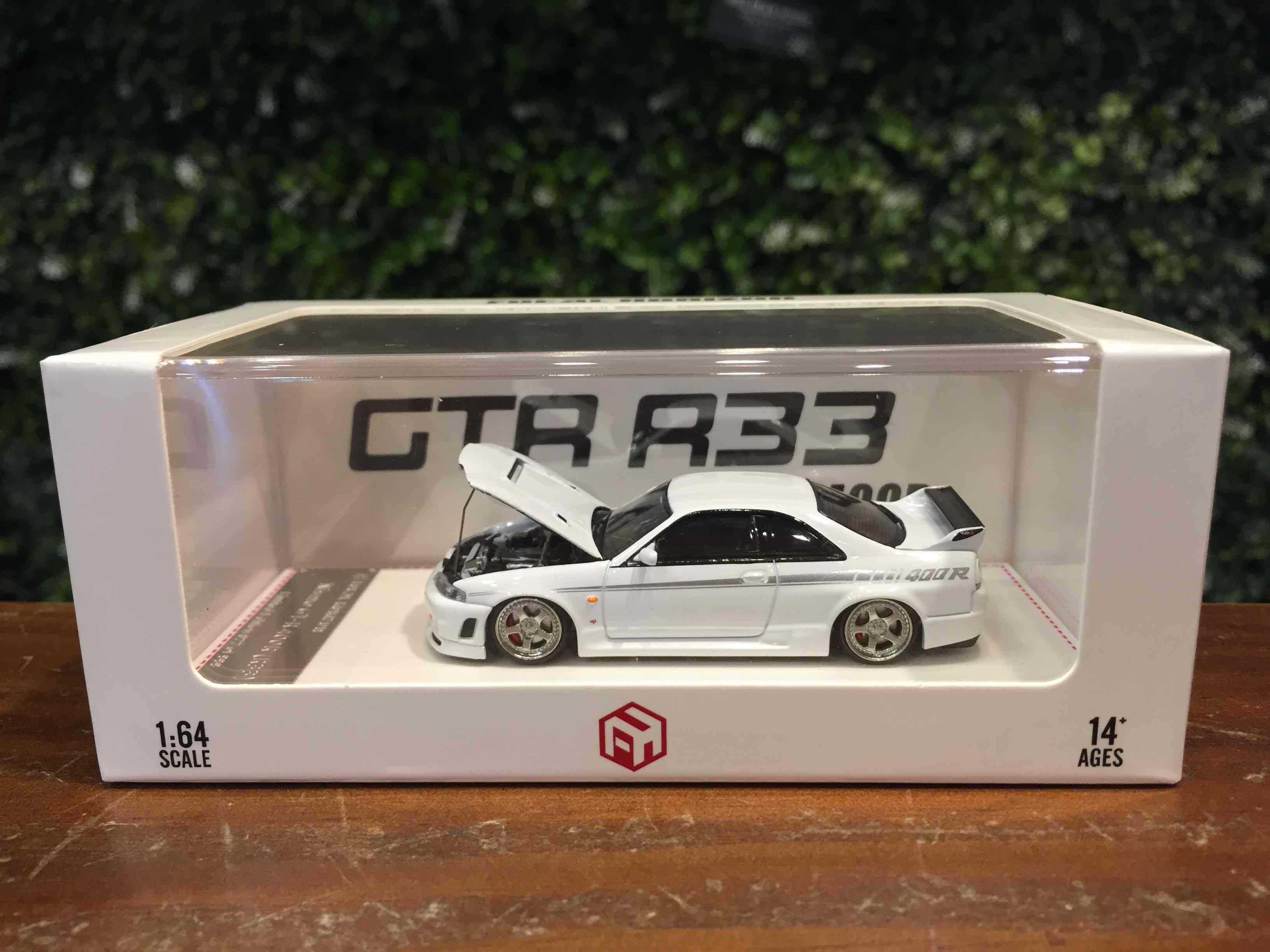 1/64 FH Nissan Skyline GT-R (R33) Nismo 400R White【MGM】