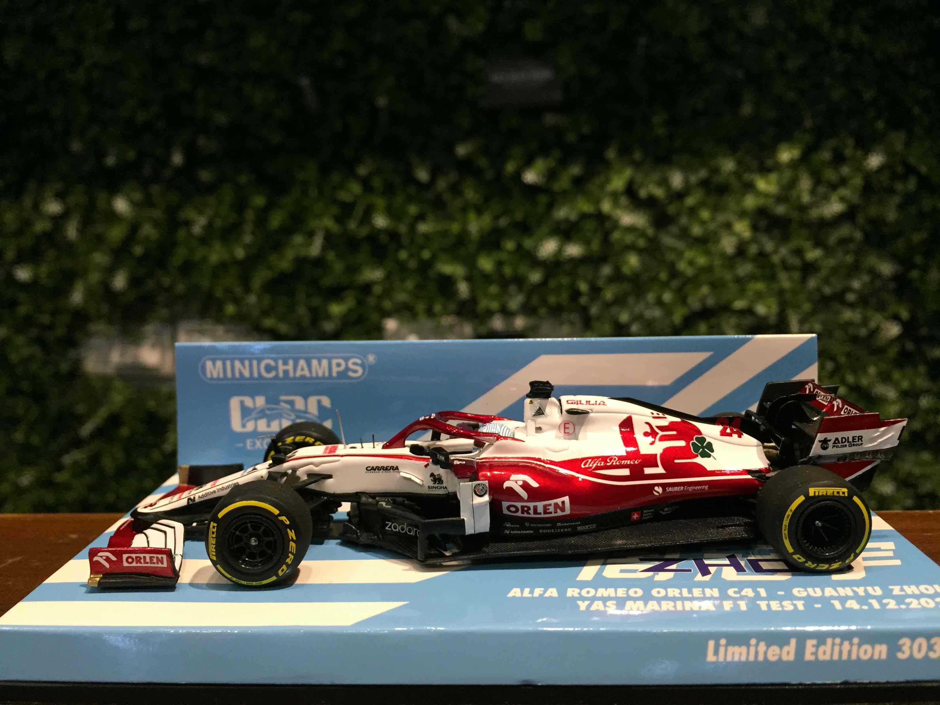 1/43 Minichamps Alfa Romeo C41 Guanyu Zhou 447219924【MGM】 - Max