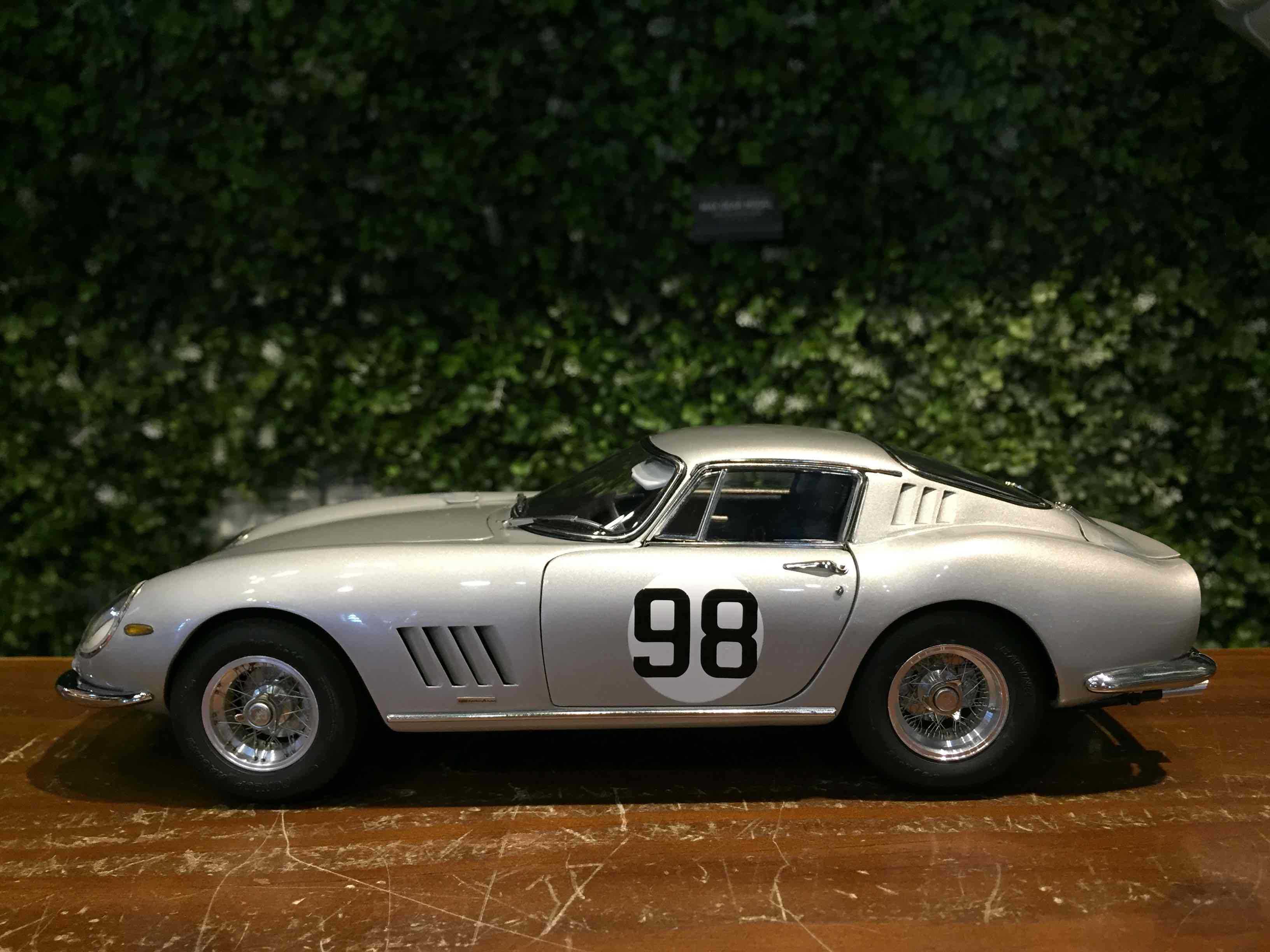 1/18 CMC Ferrari 275 GTB/C 1966 #98 Silver M211【MGM】