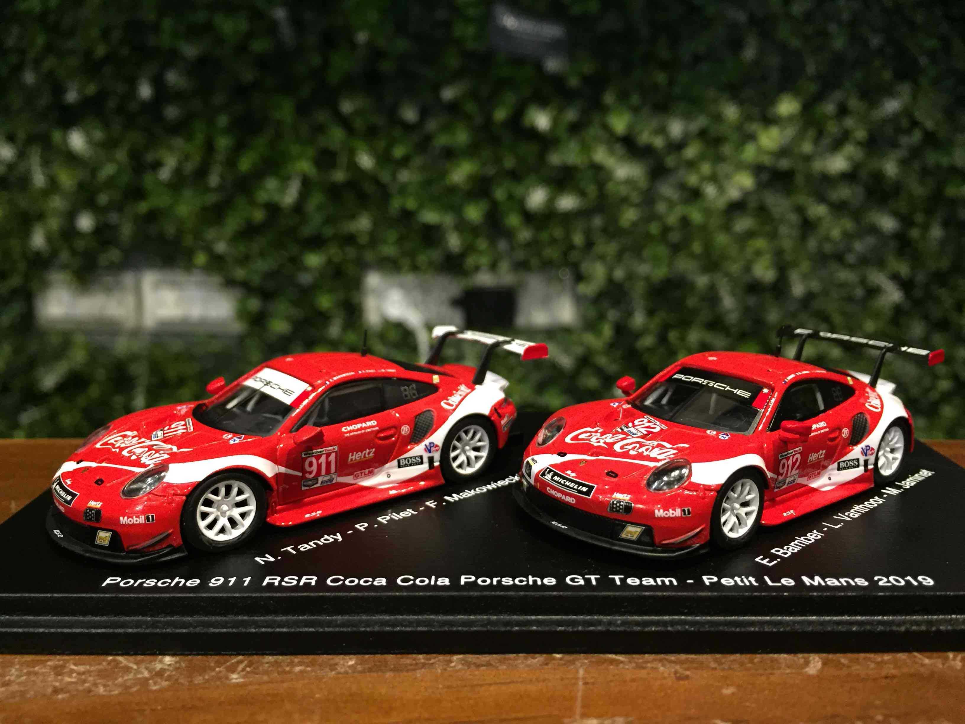 1/64 Spark Porsche 911 RSR 2019 CocaCola YCOMBO64007【MGM】