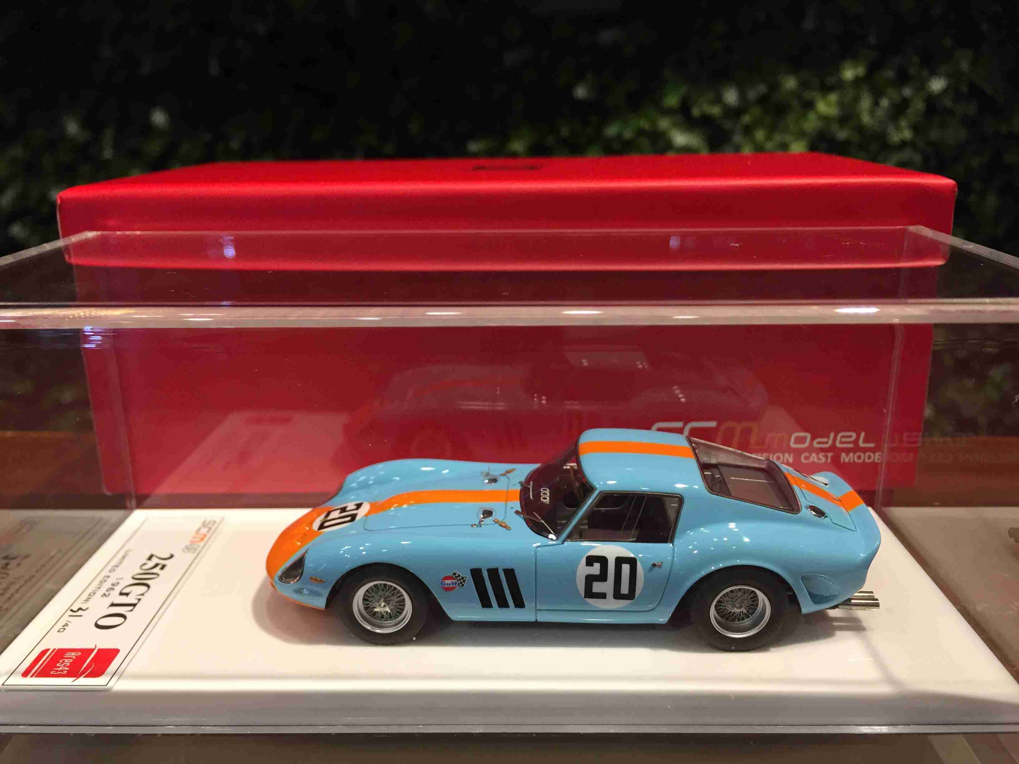 1/43 SCM Ferrari 250 GTO 1962 #20 Gulf CM701SG【MGM】 - Max Gear