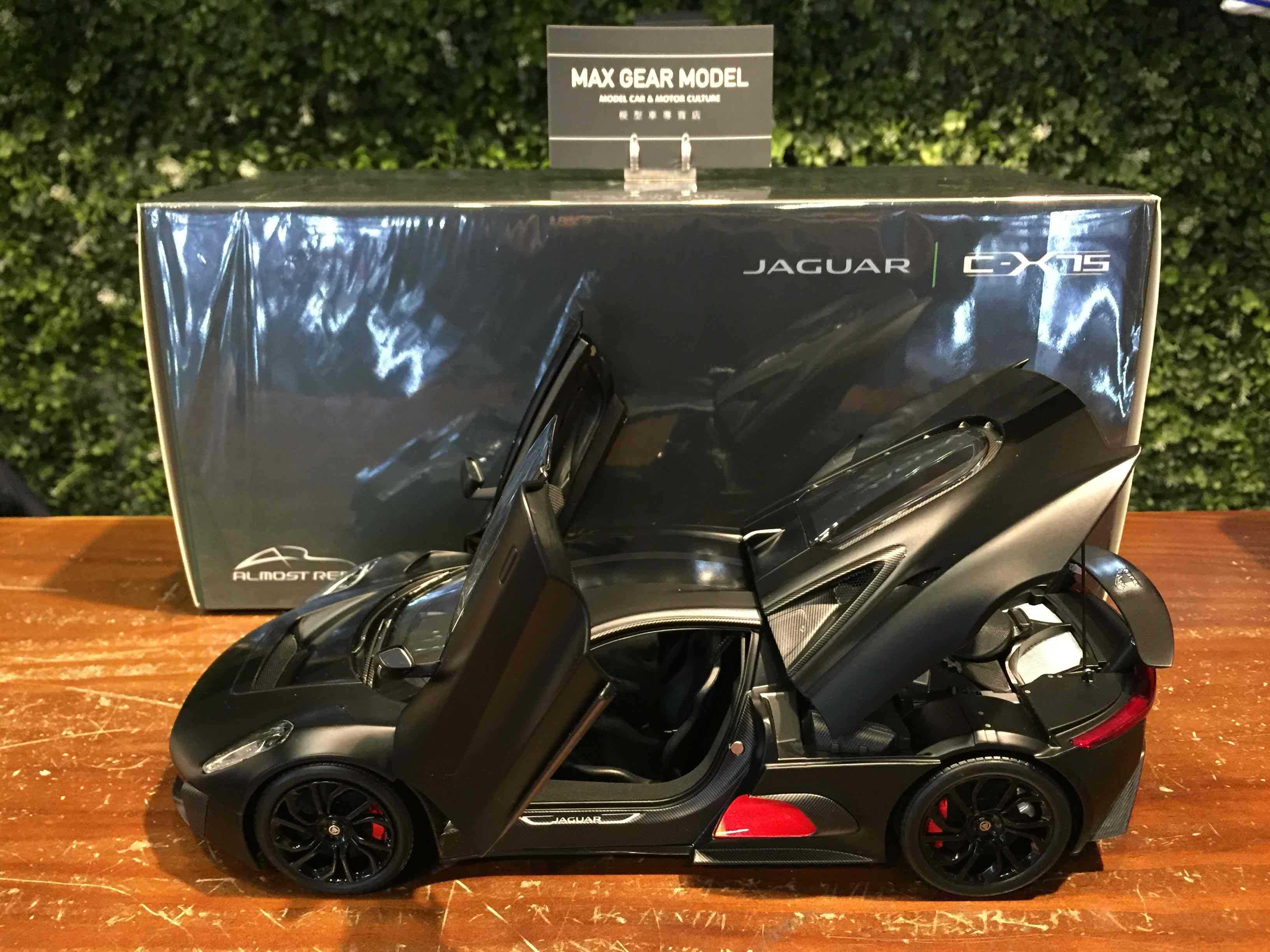 1/18 Almost Real Jaguar C-X75 2013 Satin Black 810605【MGM】