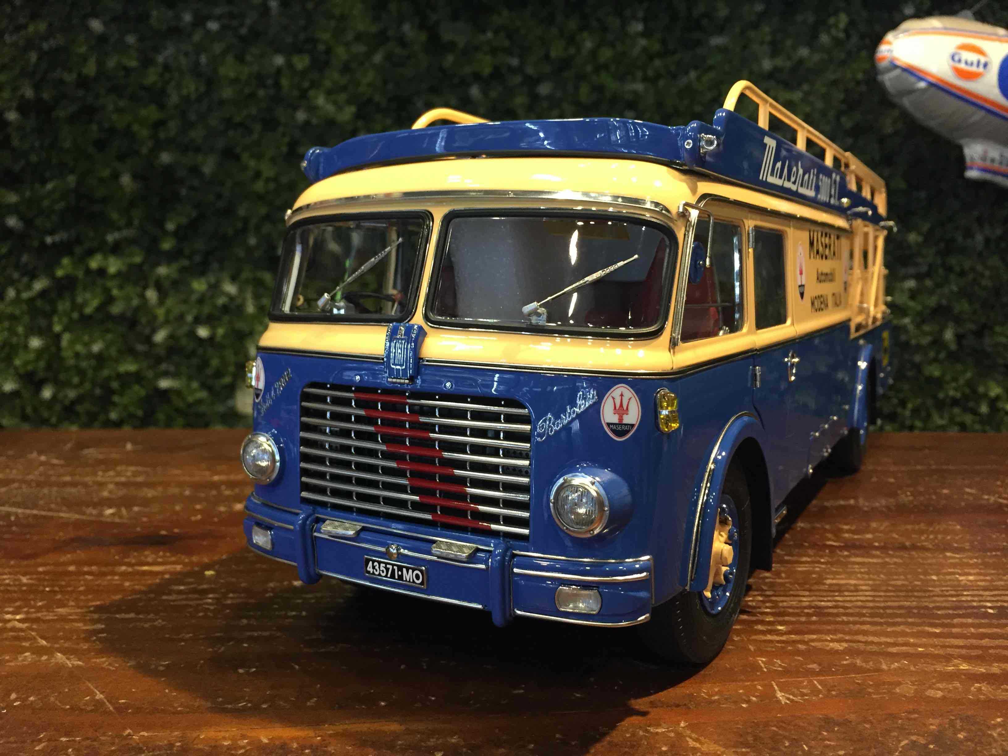 1/18 CMC Fiat Transporter 642 Bartoletti Maserati M097【MGM】