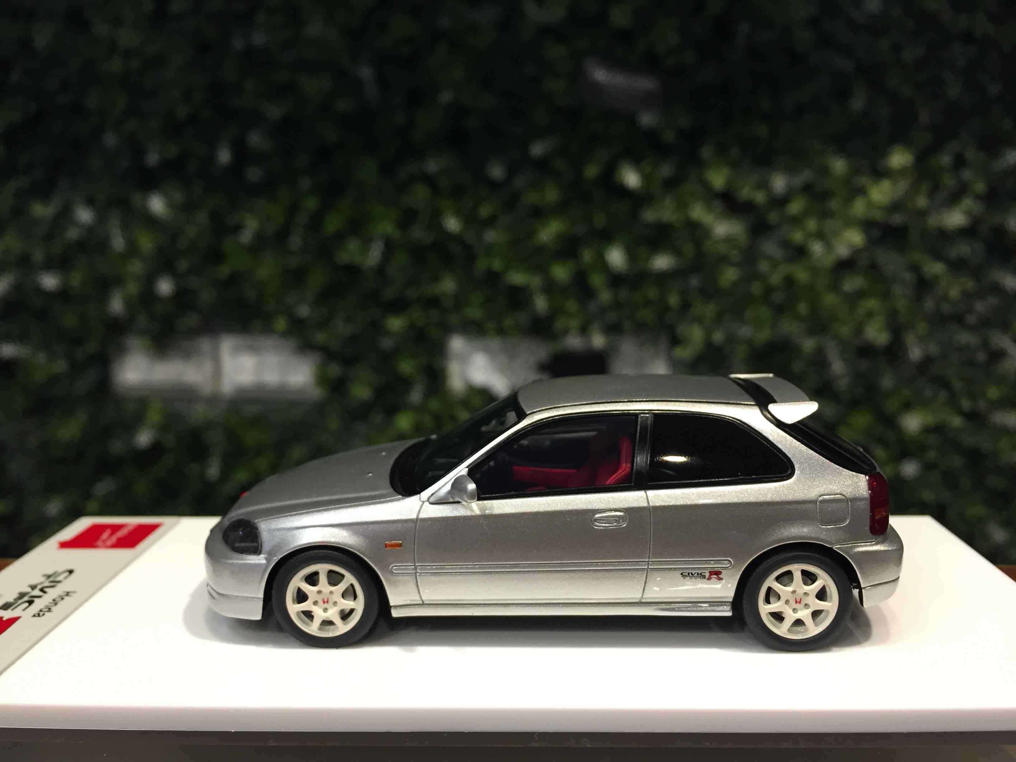 1/43 MakeUp Honda Civic Type R (EK9) 1997 Silver EM480B【MGM】