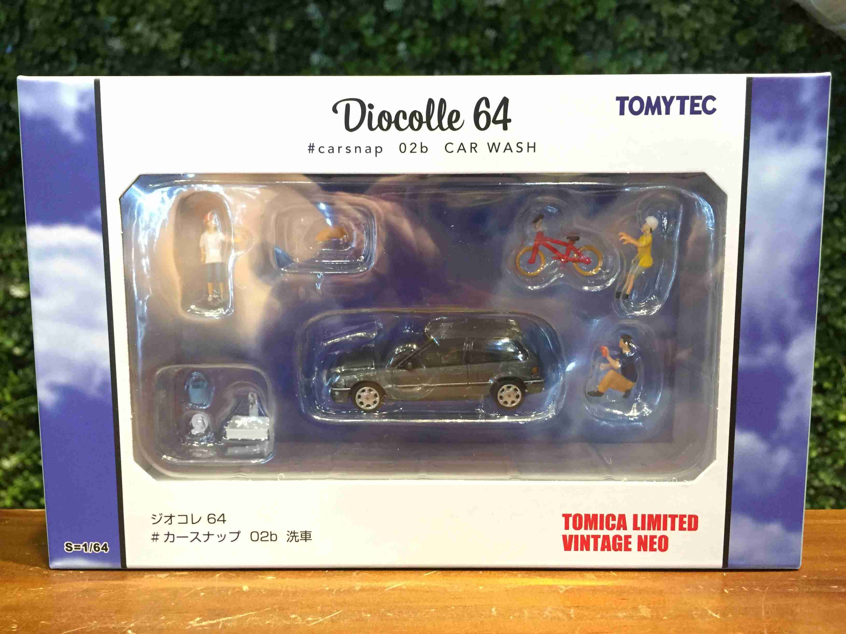 1/64 Tomica Car Snap 02b Car Wash Honda Civic 洗車套裝【MGM】