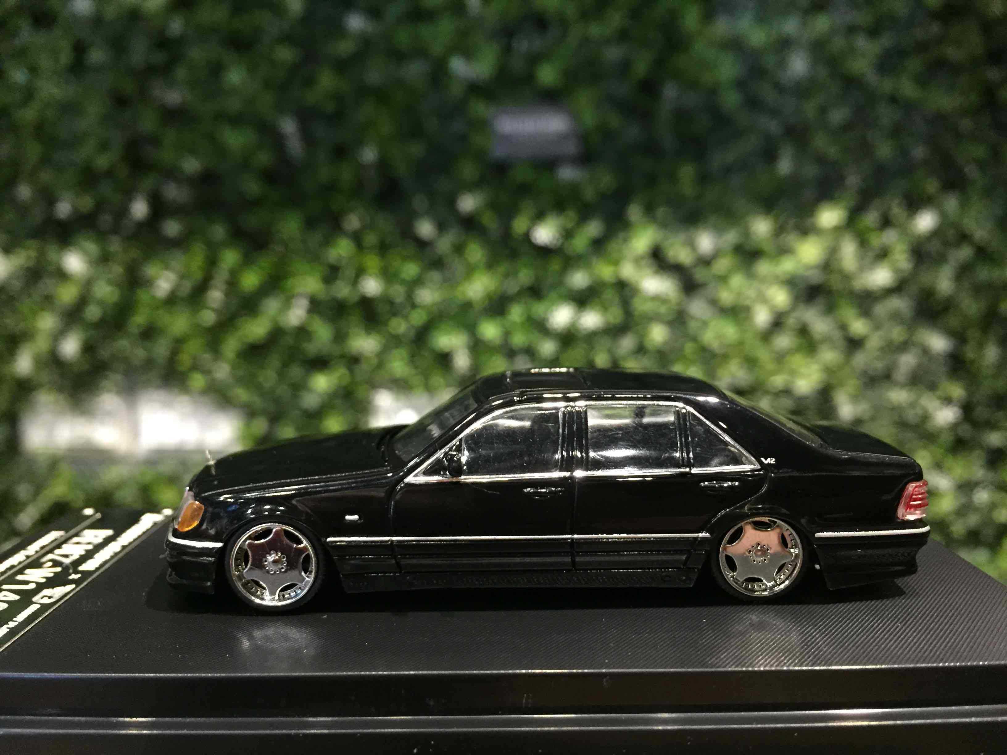 1/64 StreetWeapon Mercedes-Benz S-Class (W140) Black【MGM】