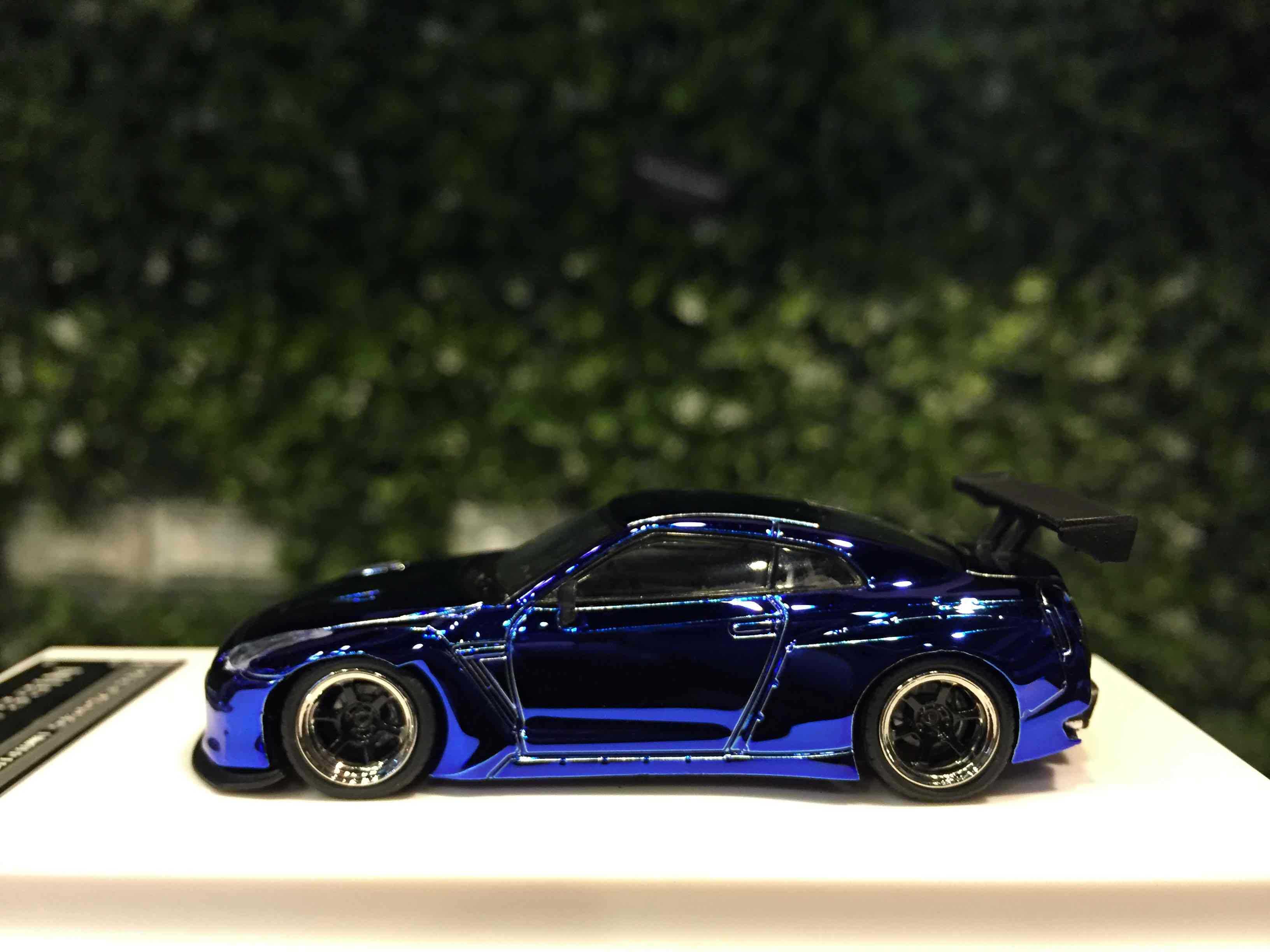 1/64 LMLF Pandem Nissan GT-R (R35) Chrome Blue【MGM】