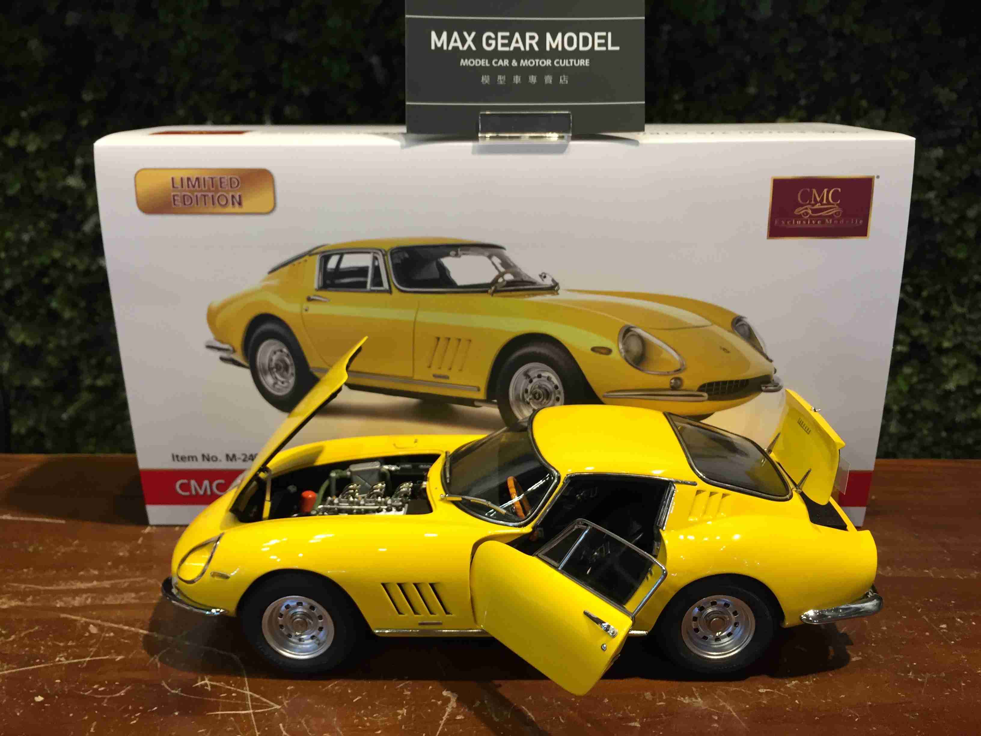 1/18 CMC Ferrari 275 GTB/C 1966 Modena Yellow M240【MGM】