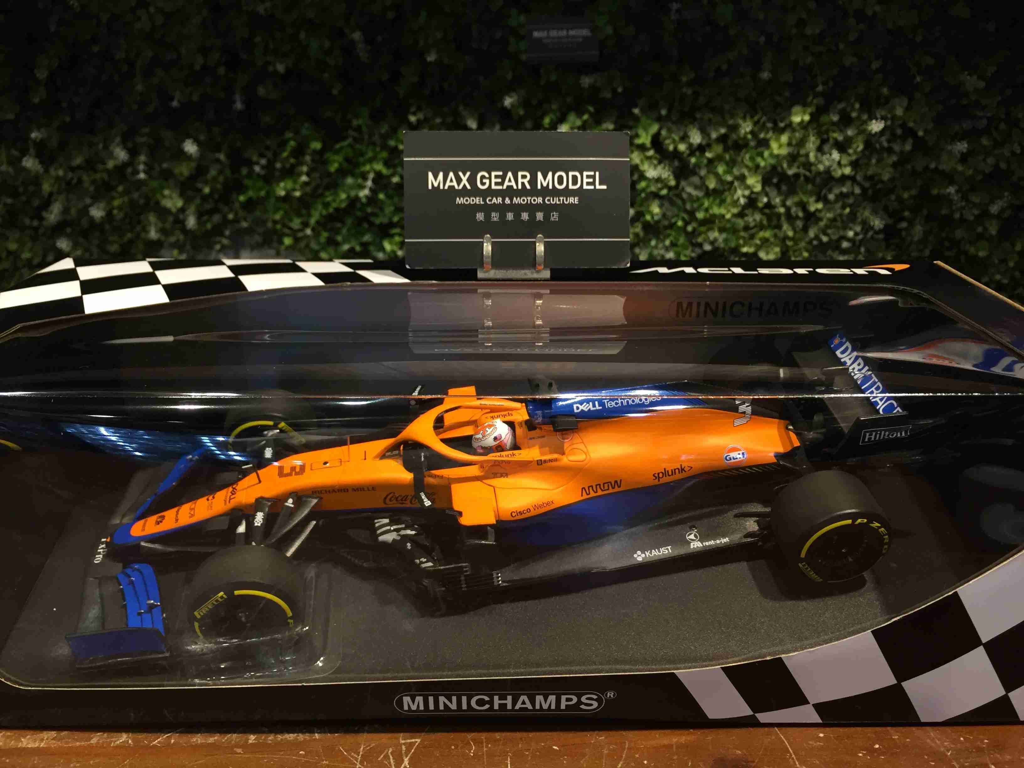 1/18 Minichamps McLaren MCL35M D.Ricciardo 530211803【MGM】