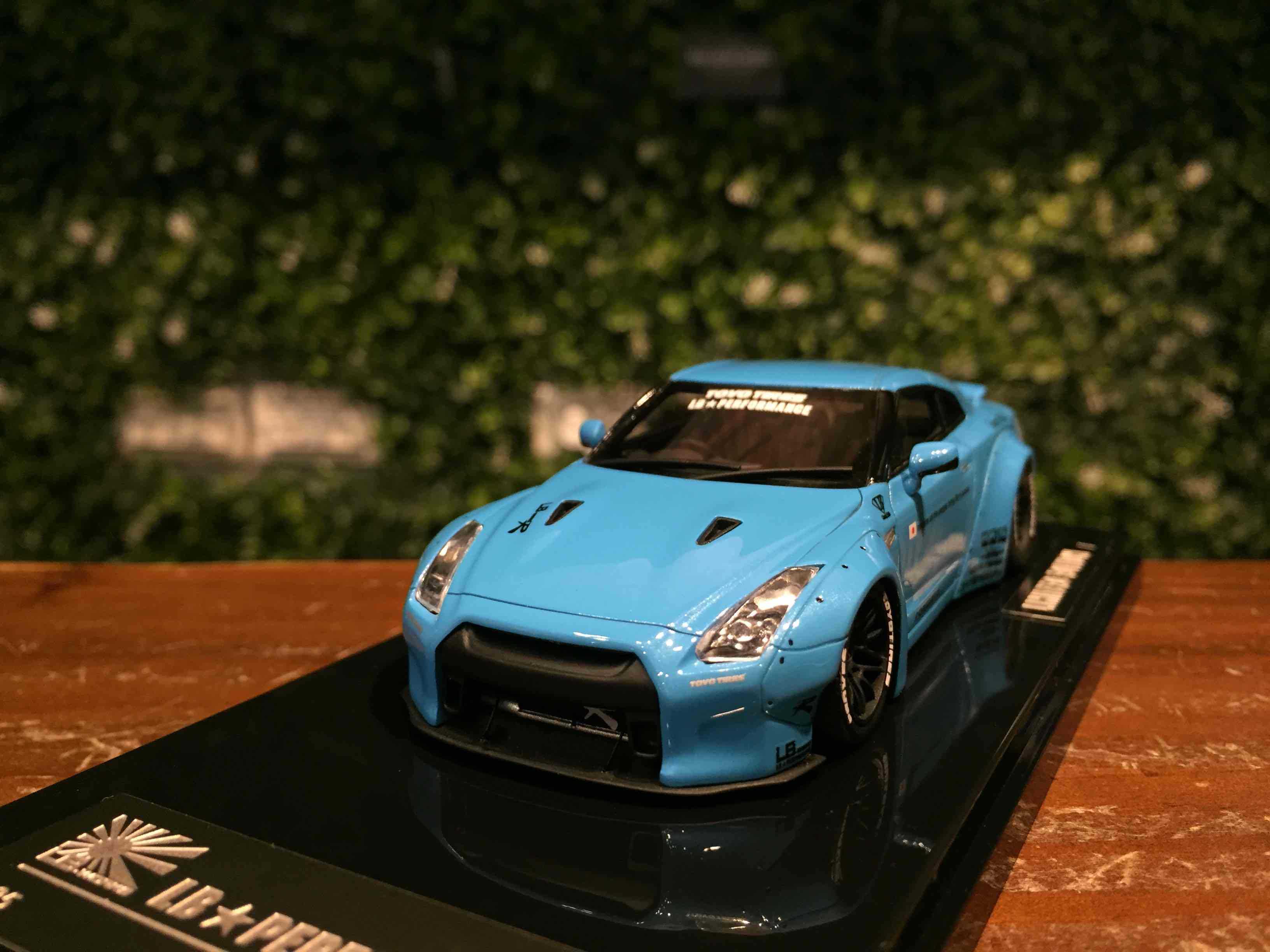 1/43 Onemodel LB-Works Nissan GT-R (R35) Duck Tail Blue【MGM】