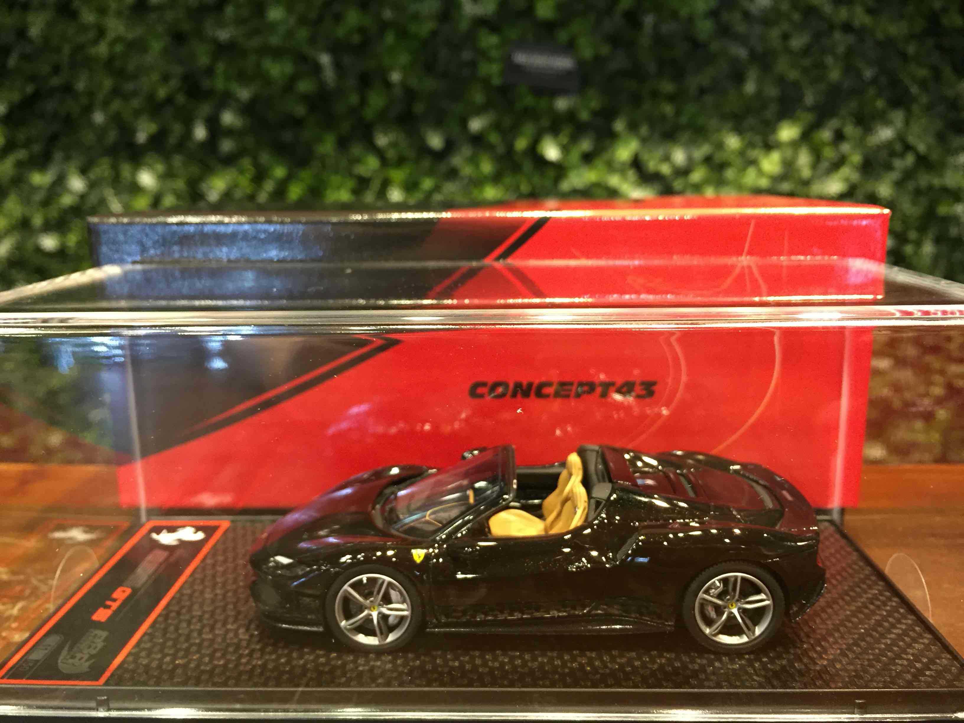 1/43 BBR Ferrari 296 GTS Nero Daytona BBRC268F【MGM】