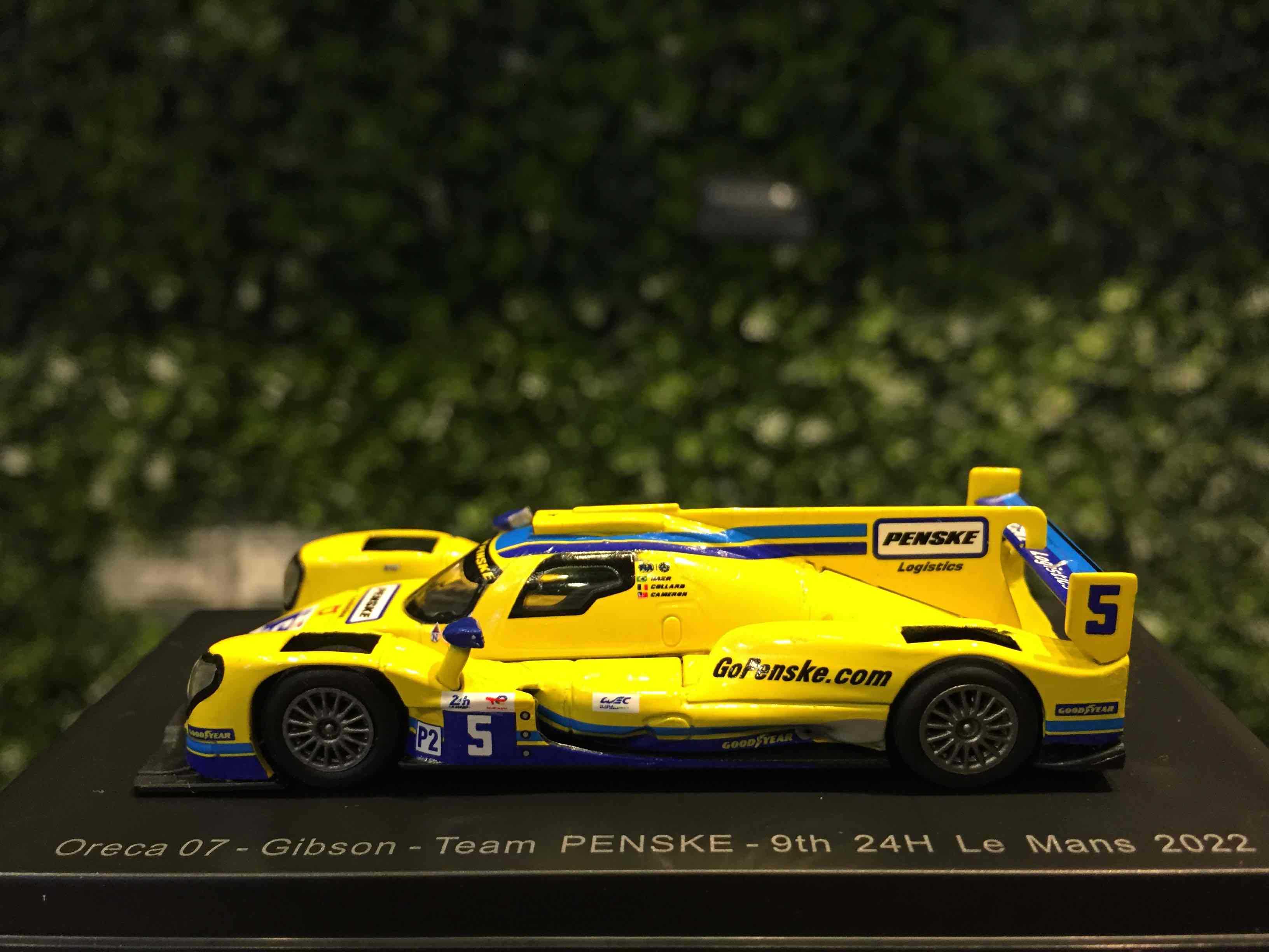 1/64 Spark Oreca 07 Gibson #5 Team PENSKE 9th 2022 Y265【MGM】