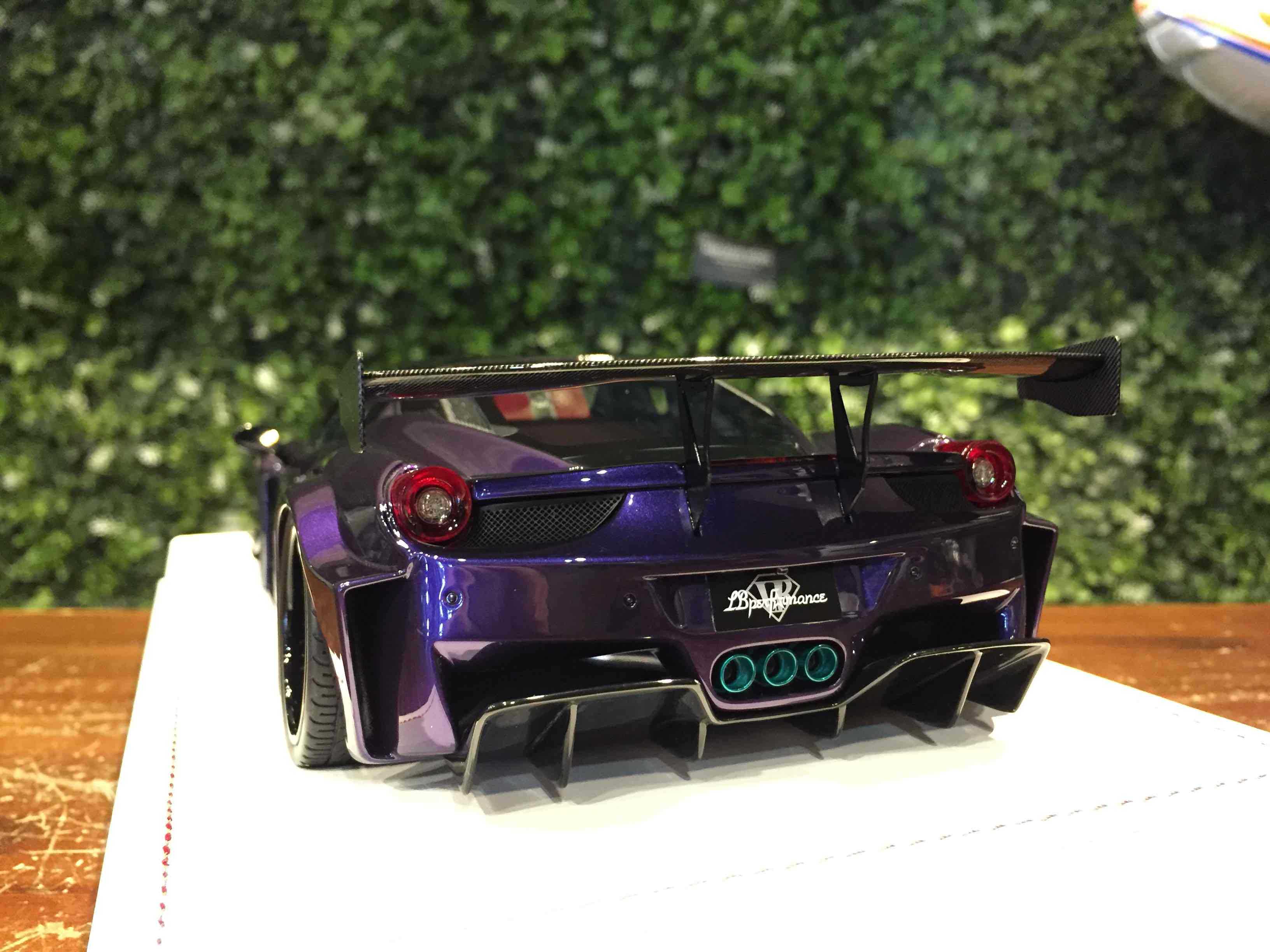 1/18 IVY LBWK Ferrari 458 GT Purple【MGM】