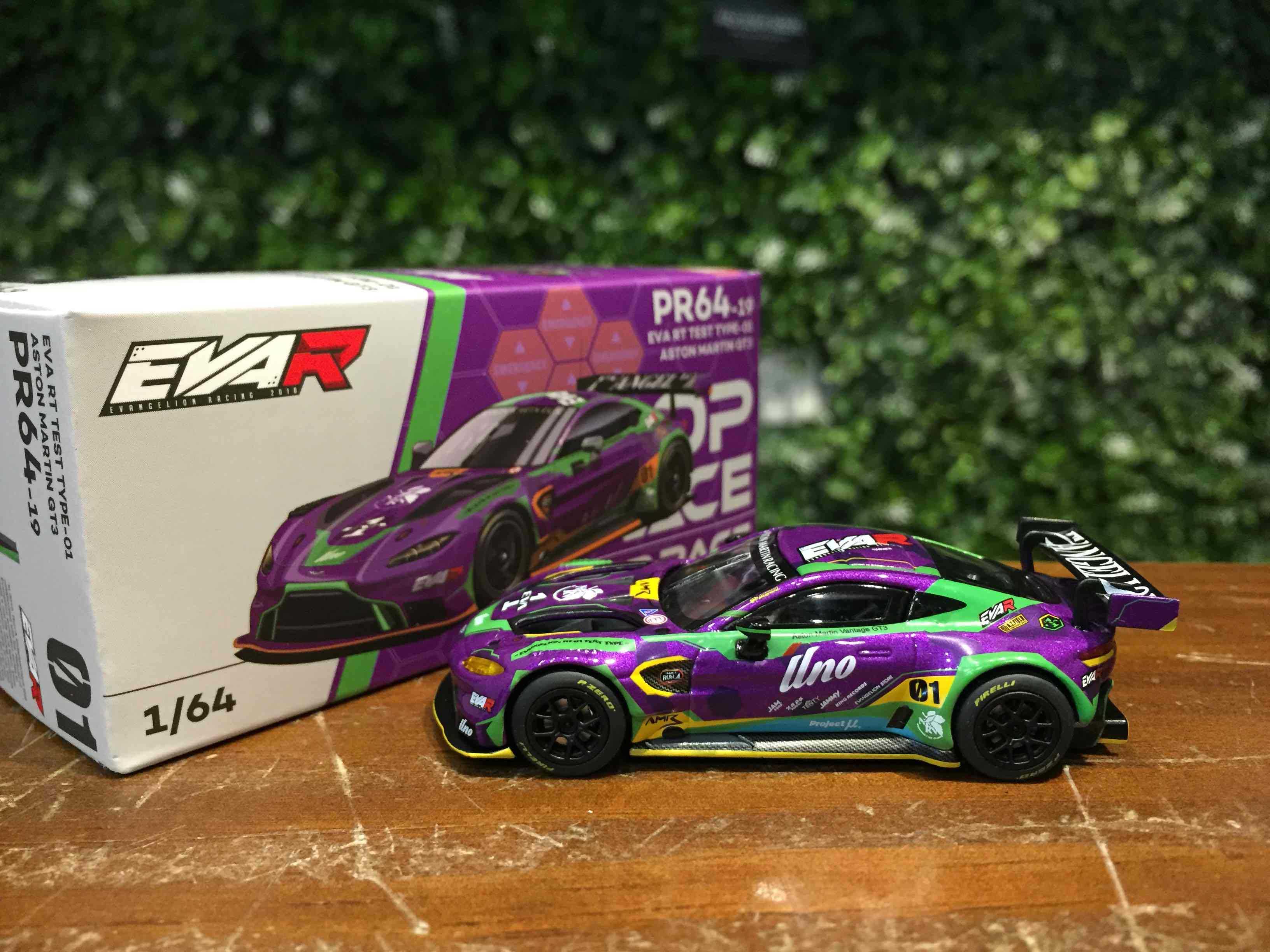 Pop Race 1:64 EVA RT Test Type-01 Aston Martin GT3