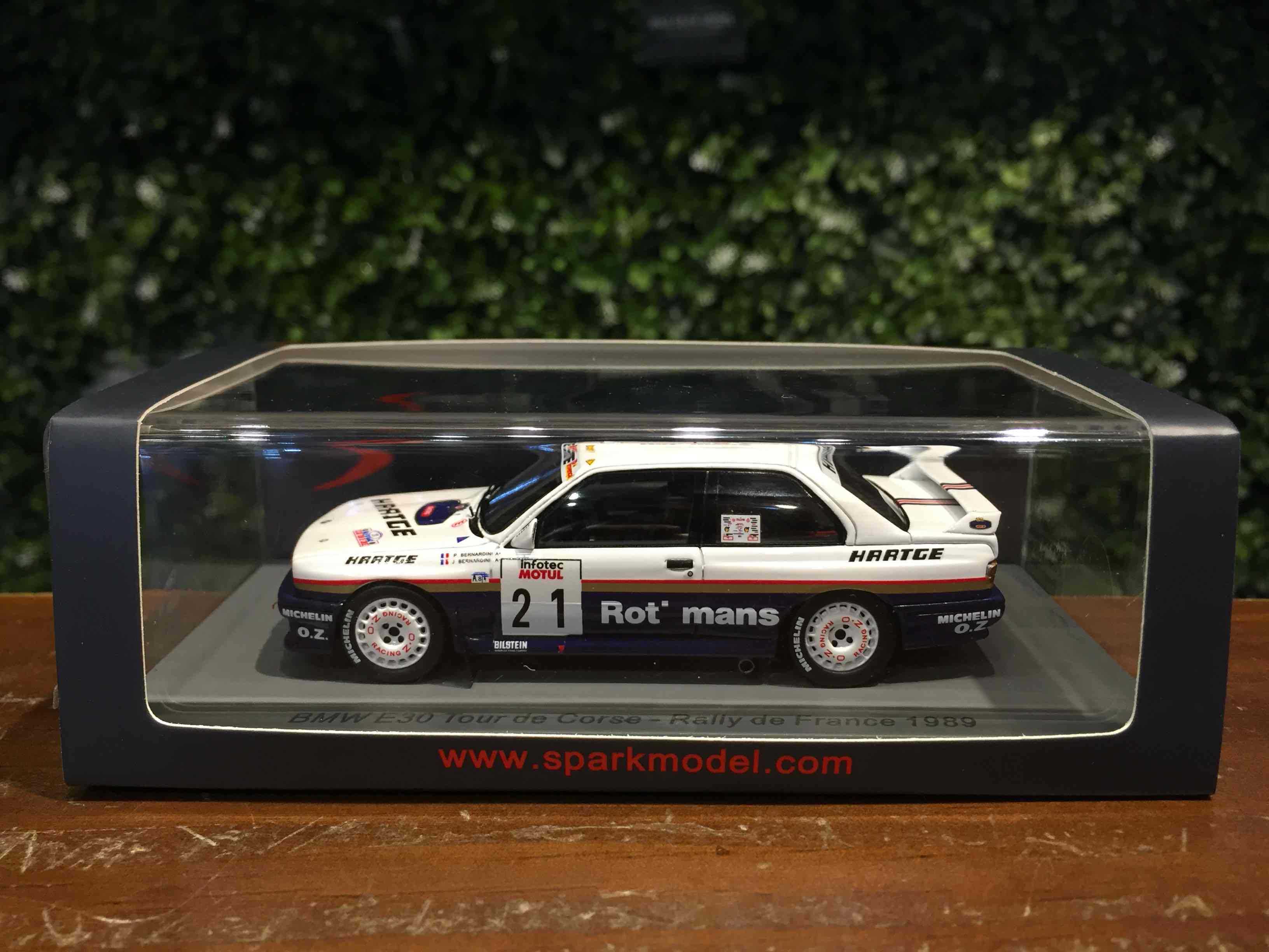 1/43 Spark BMW E30 #21 Tour de Corse Rallye S8485【MGM】