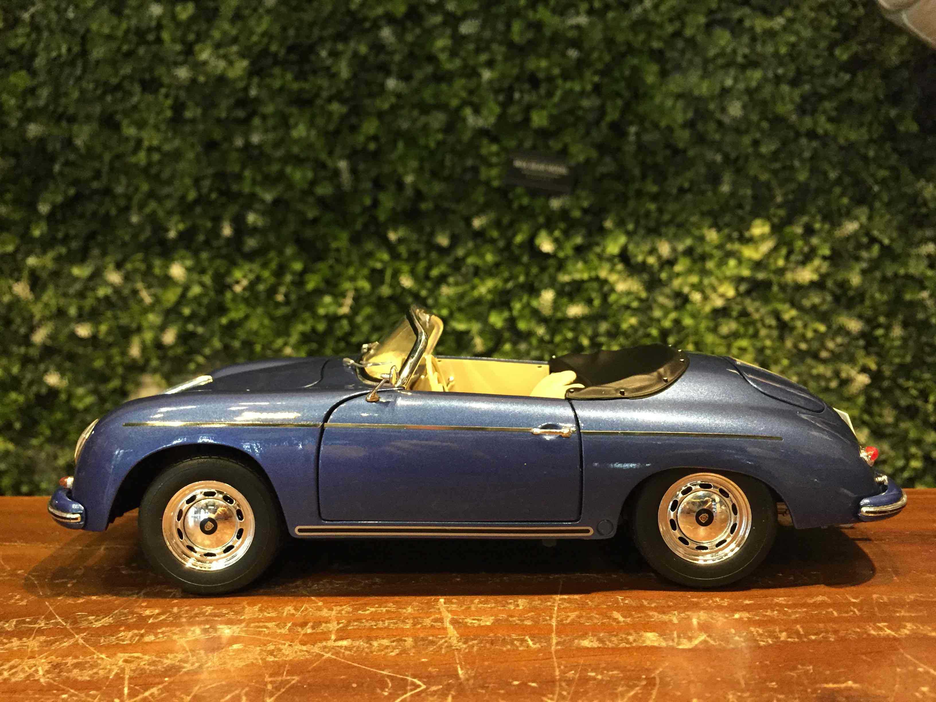 1/18 Schuco Porsche 356 Speedster Blue MET 450031800【MGM】