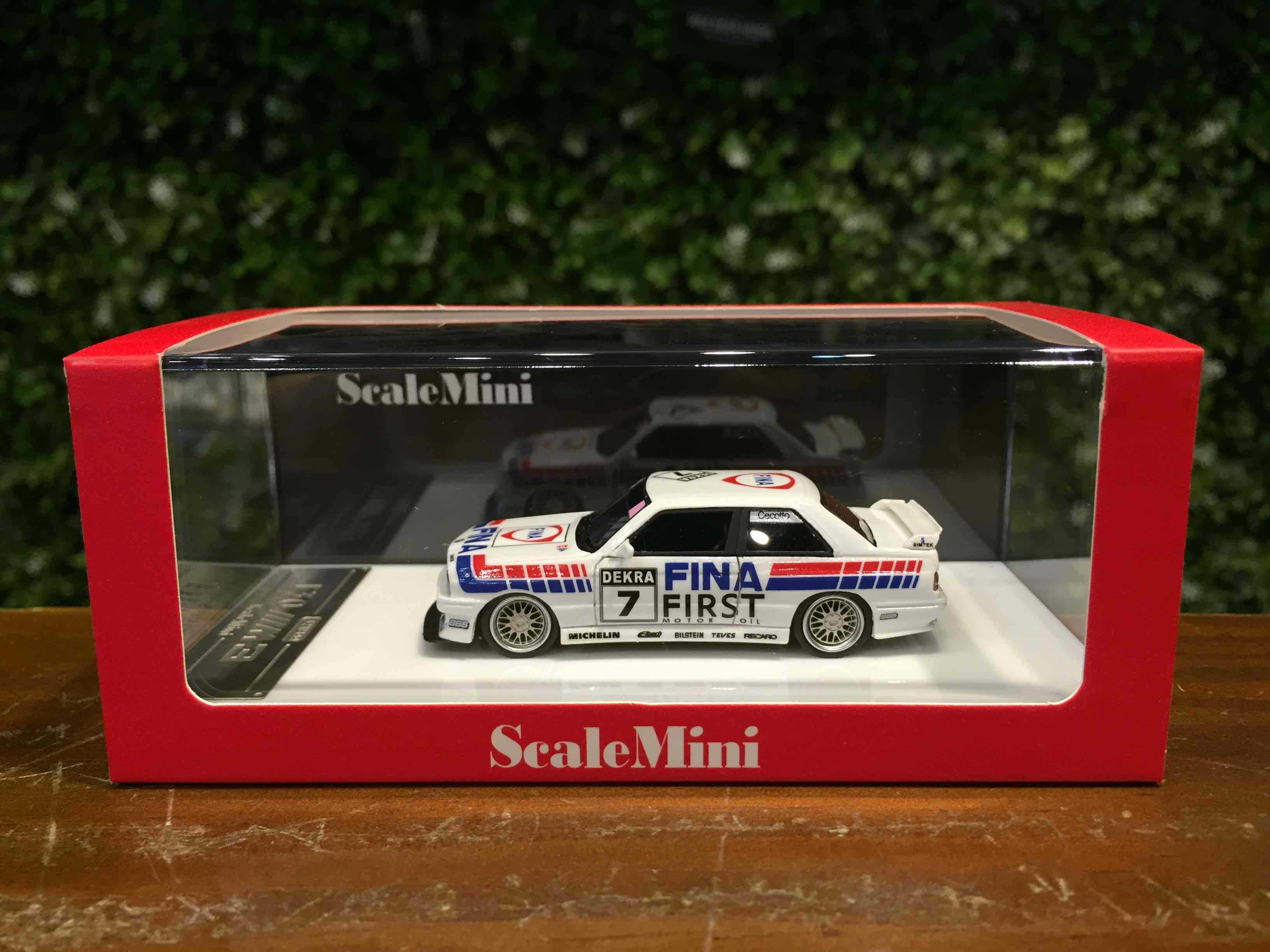 1/64 ScaleMini BMW M3 E30 Fina SM6423004D【MGM】