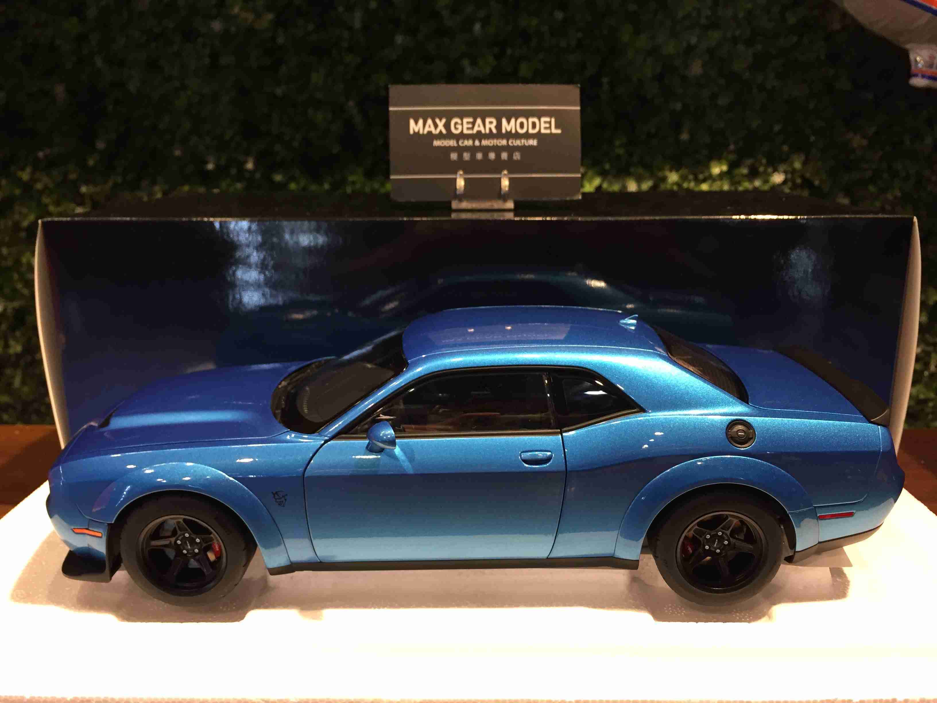 1/18 AUTOart Dodge Challenger SRT Demon Blue 71747【MGM】