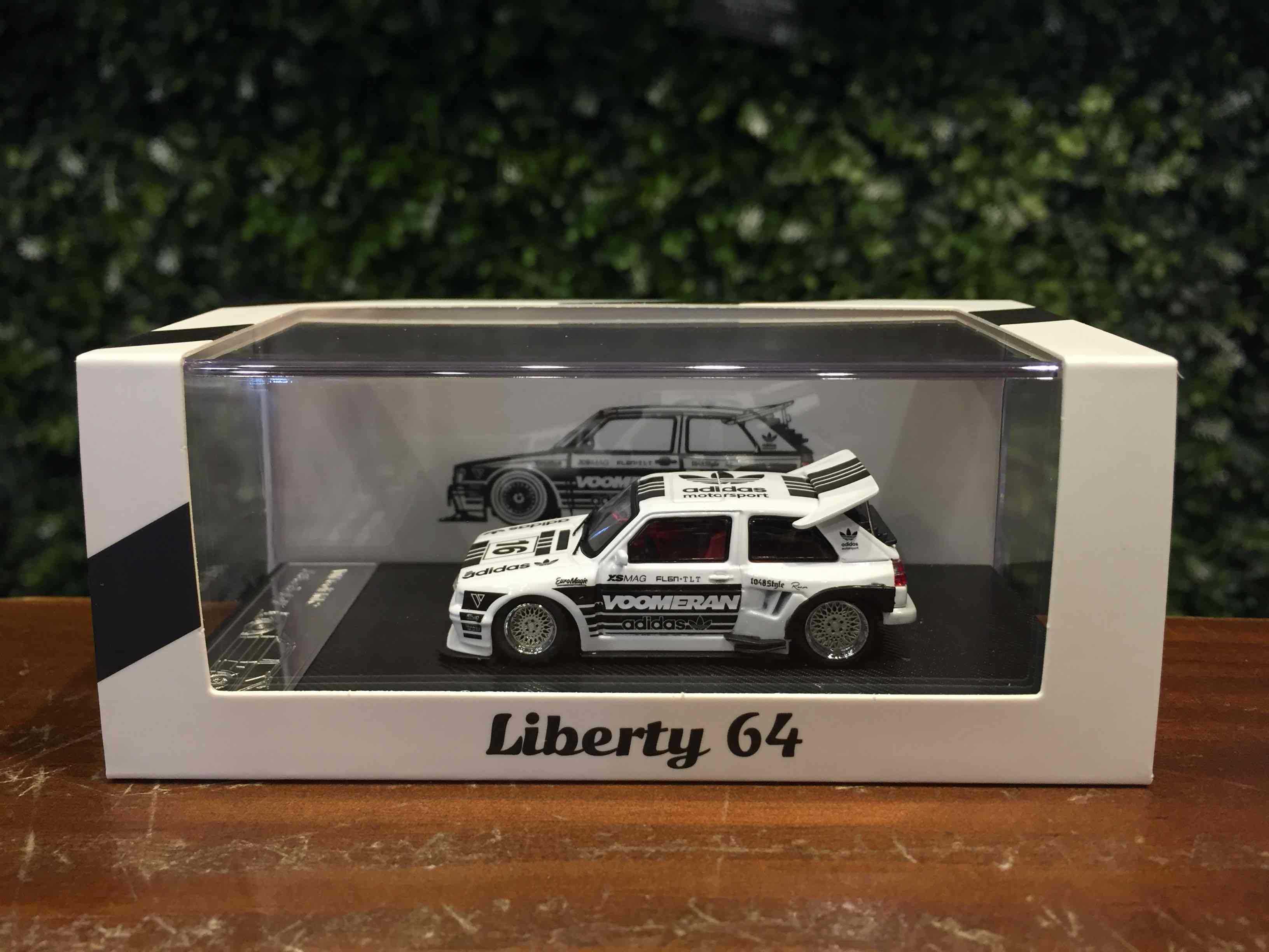 1/64 Liberty Volkswagen VW Golf MK2 Voomeran Adidas【MGM】