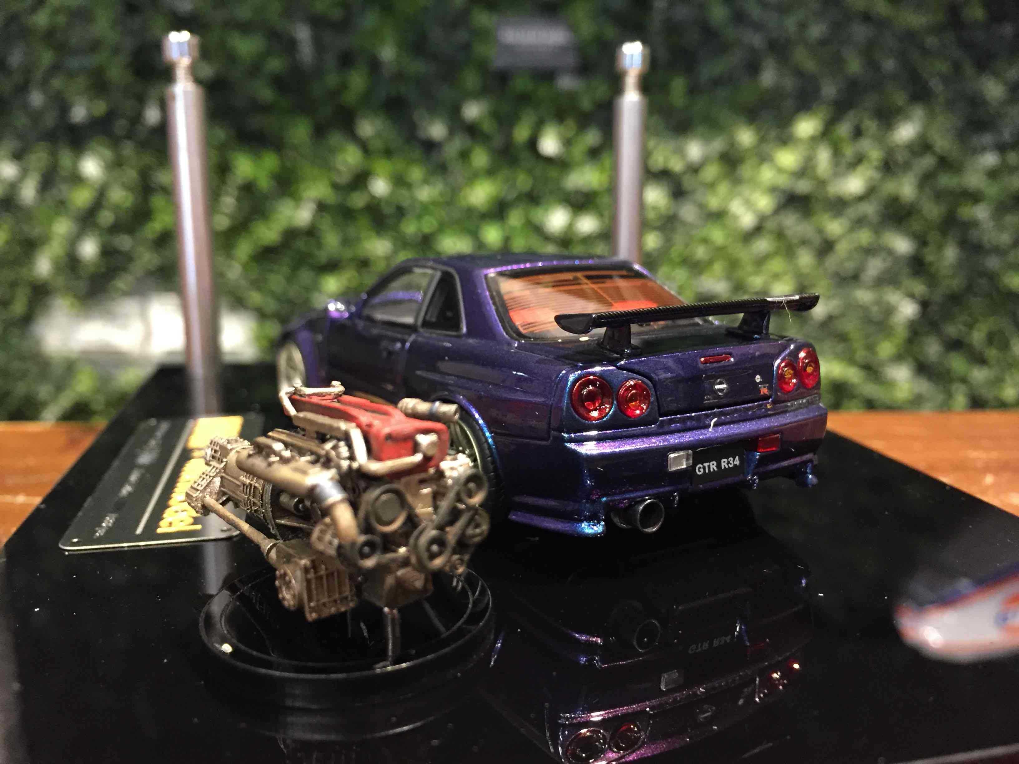1/43 PGM Nissan Skyline GT-R R34 Nismo Z-tune Chameleon【MGM】