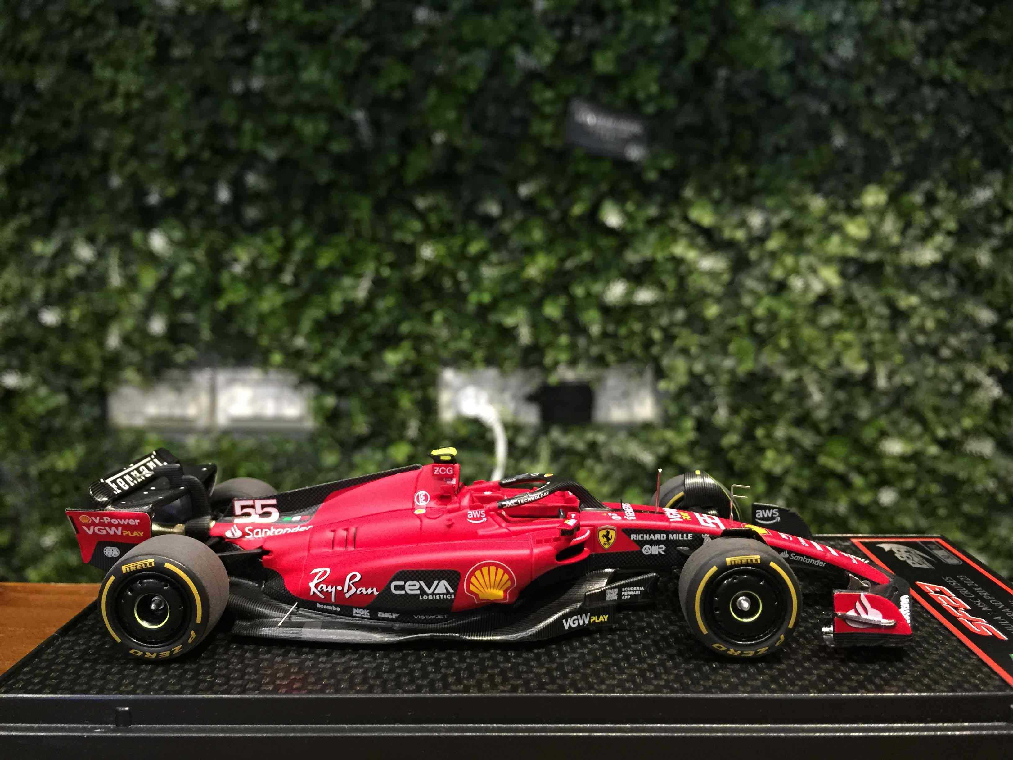 1/43 BBR Ferrari SF23 Carlo Sainz Belgium 2023 BBRC289B【MGM】