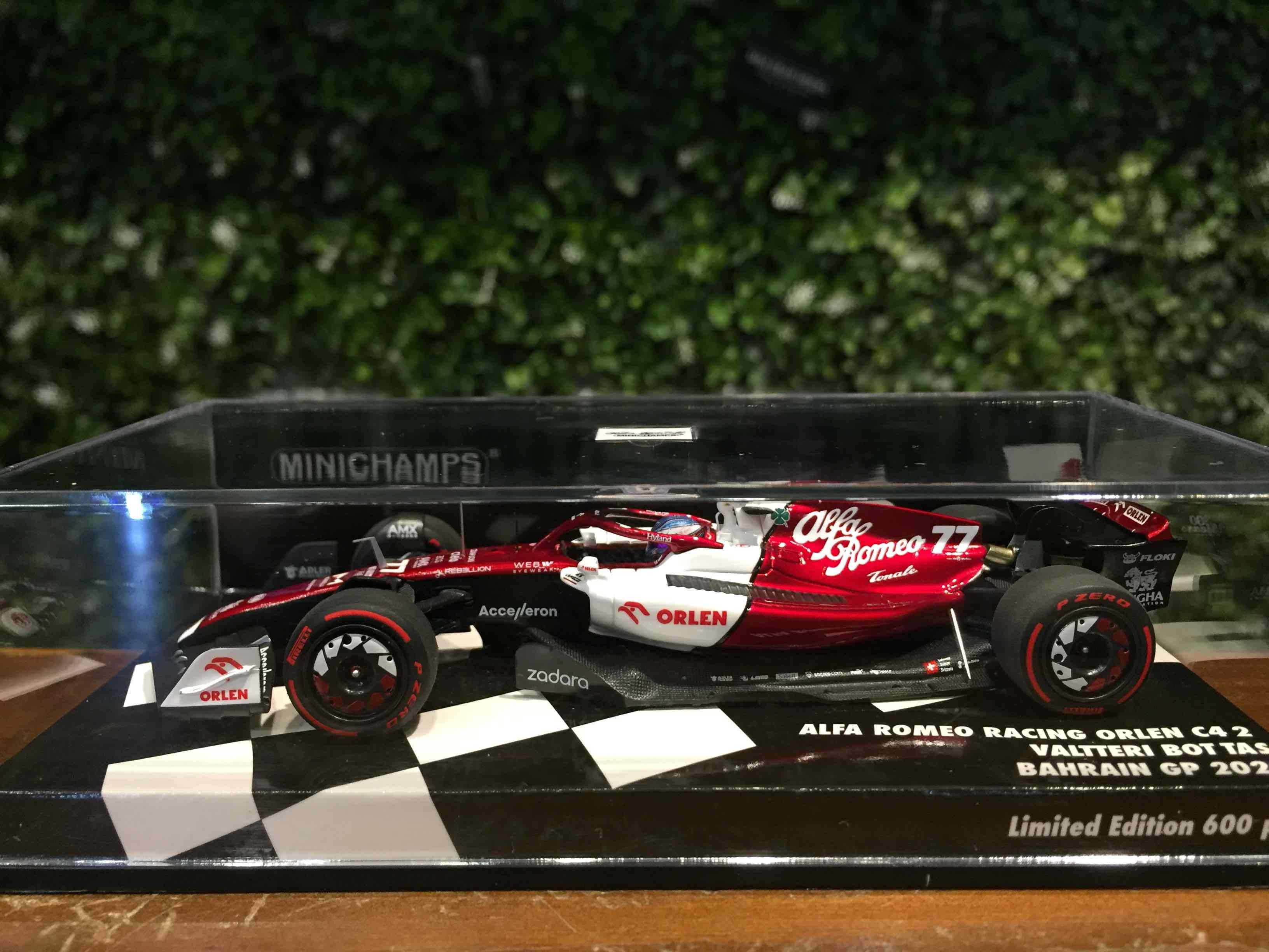 1/43 Minichamps AlfaRomeo C42 Valtteri Bottas 417220177【MGM】