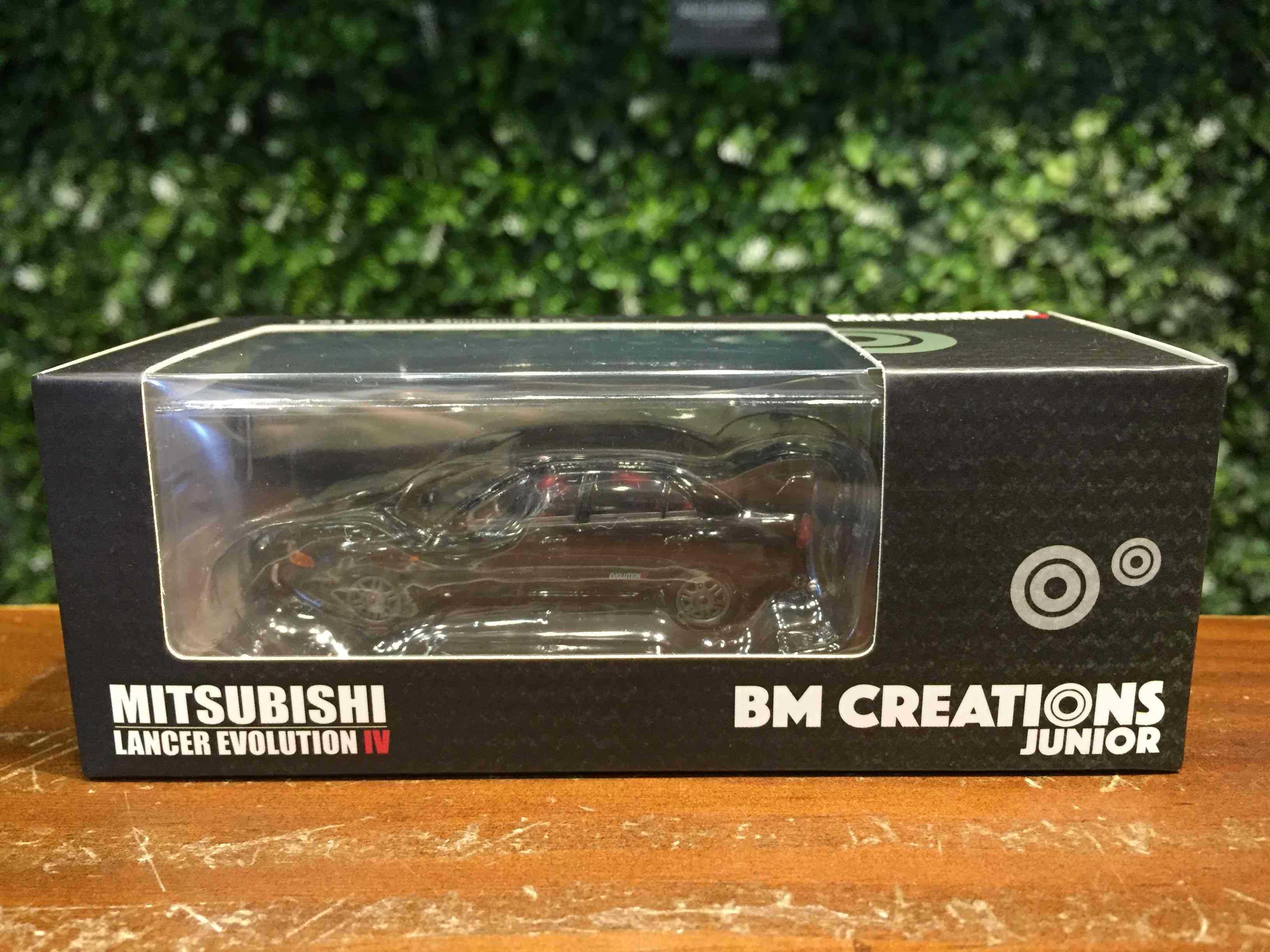 1/64 BM Creation Mitsubishi Lancer EVO IV Black 64B0280【MGM】