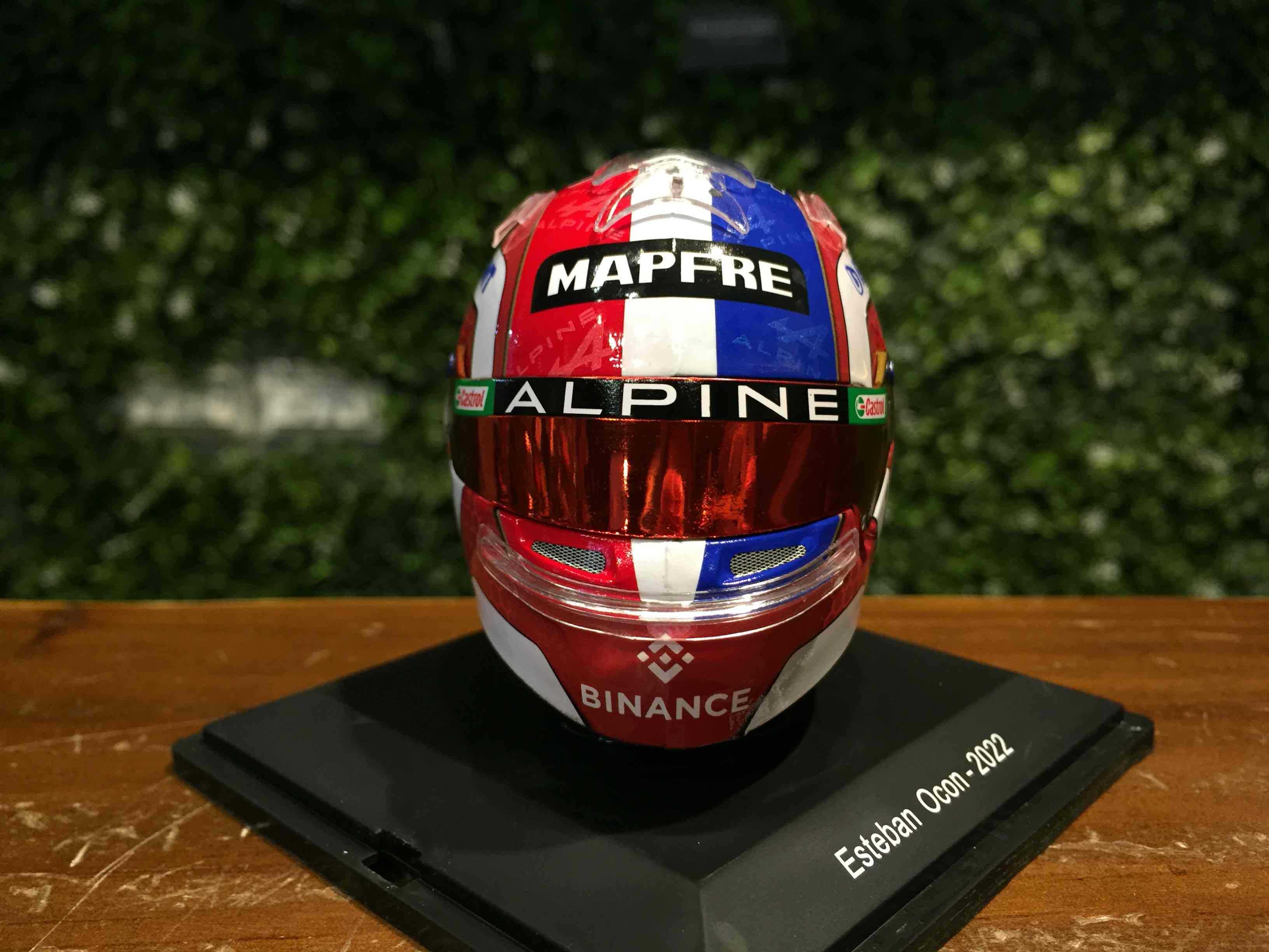 1/5 Spark Esteban Ocon Alpine 2022 Helmet 5HF080【MGM】