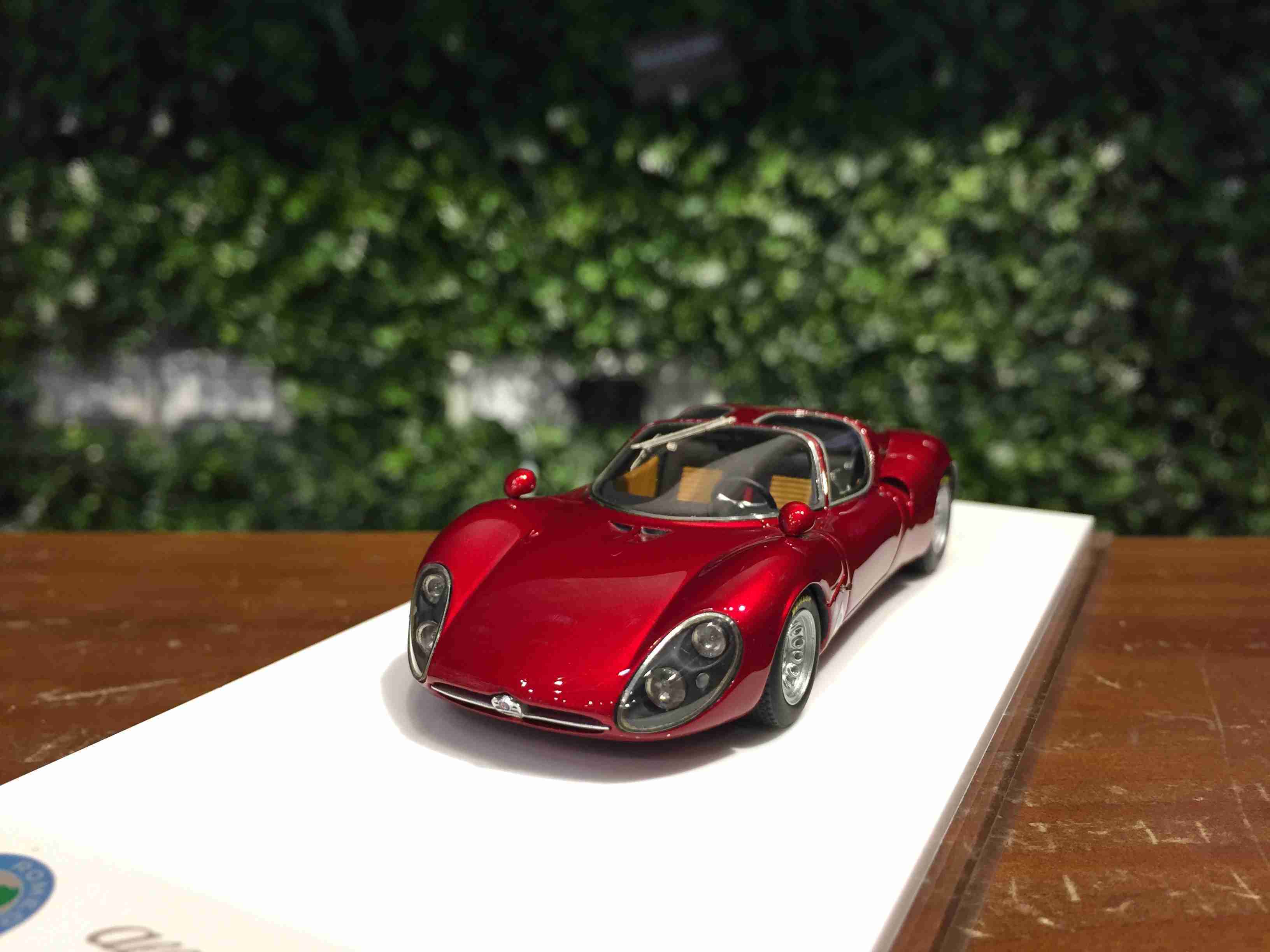 1/43 DMH Alfa Romeo Tipo 33 Stradale Rosso F1【MGM】 - Max Gear