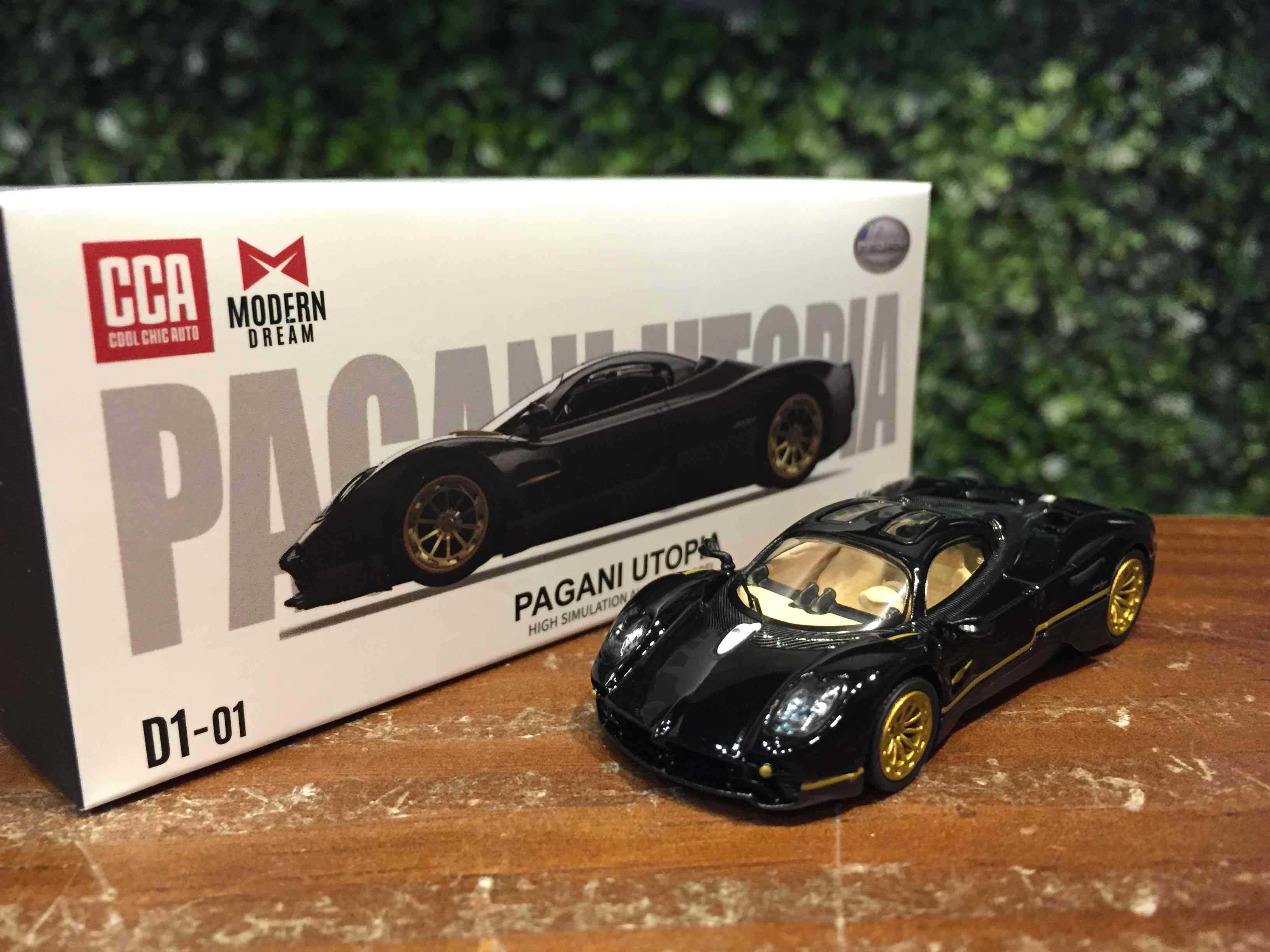 1/64 TimeModel Pagani Utopia Black MDM646601【MGM】