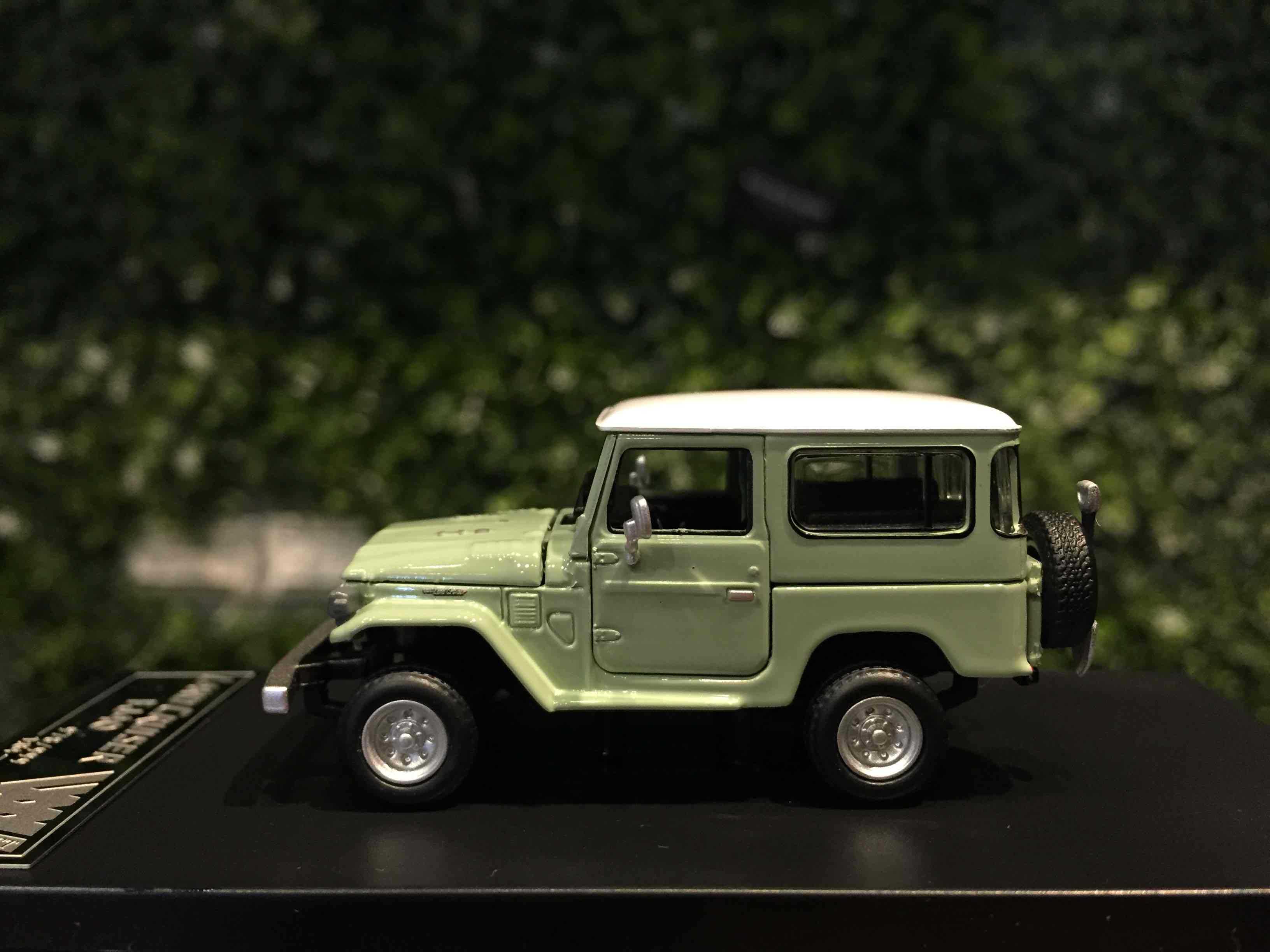 1/64 HF Toyota Land Cruiser FJ40 Green/WH HJ64FJ4011LG【MGM】