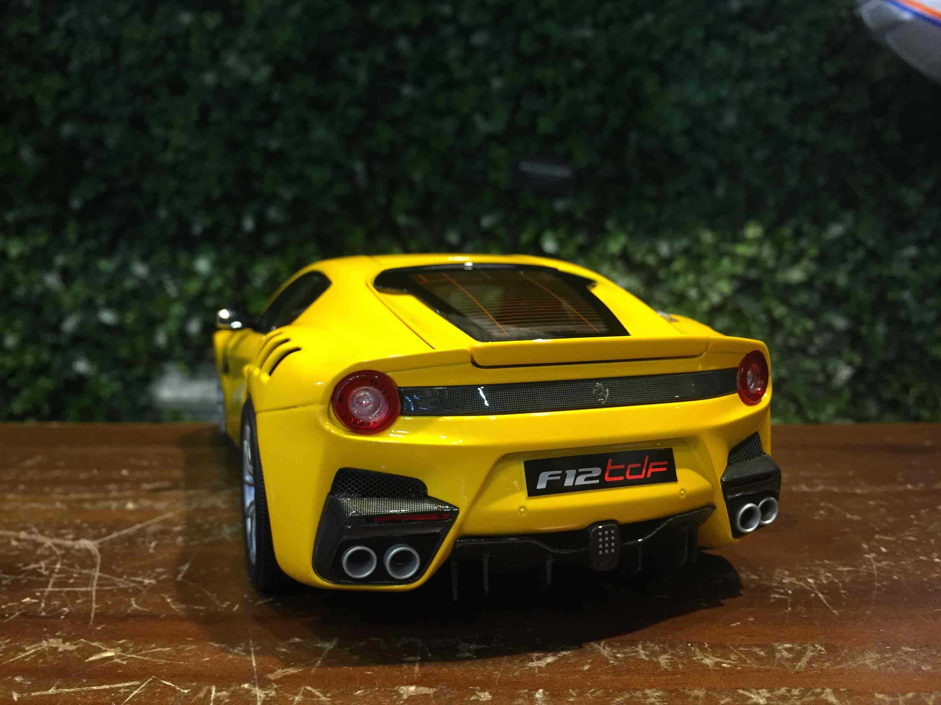 1/18 BBR Ferrari F12 TDF Giallo Tri-Strato BBR182100【MGM】