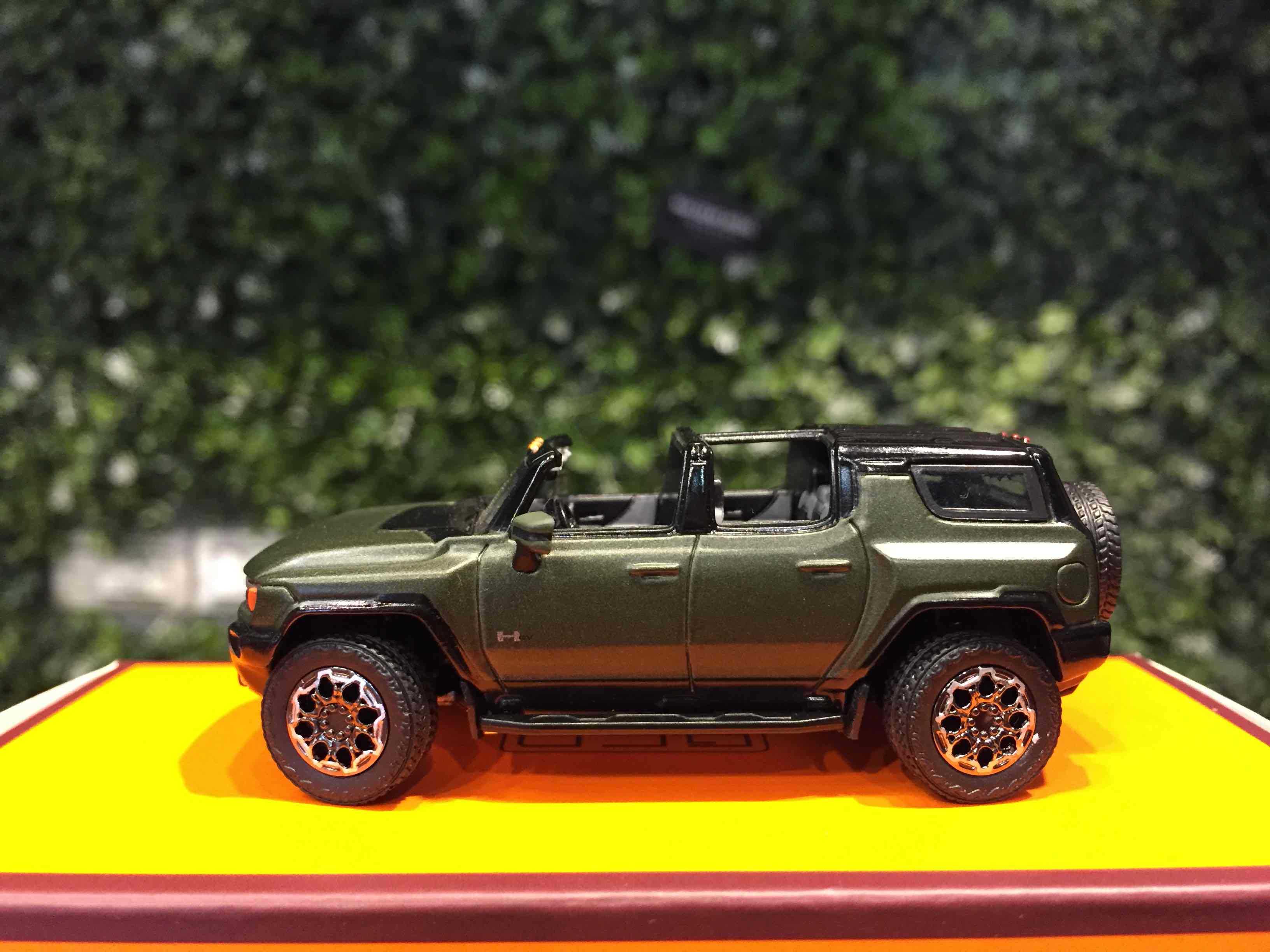 1/64 GCD GMC Hummer EV SUV 2023 Matt Green KS049359【MGM】