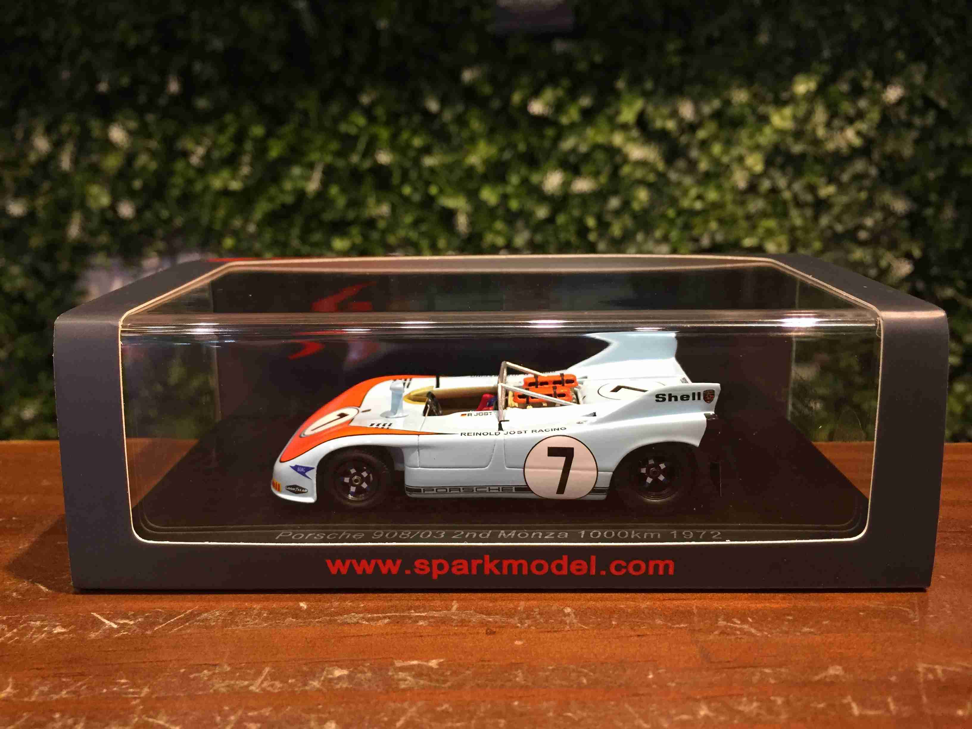 1/43 Spark Porsche 908/03 2nd Monza 1000km 1972 S2333【MGM】