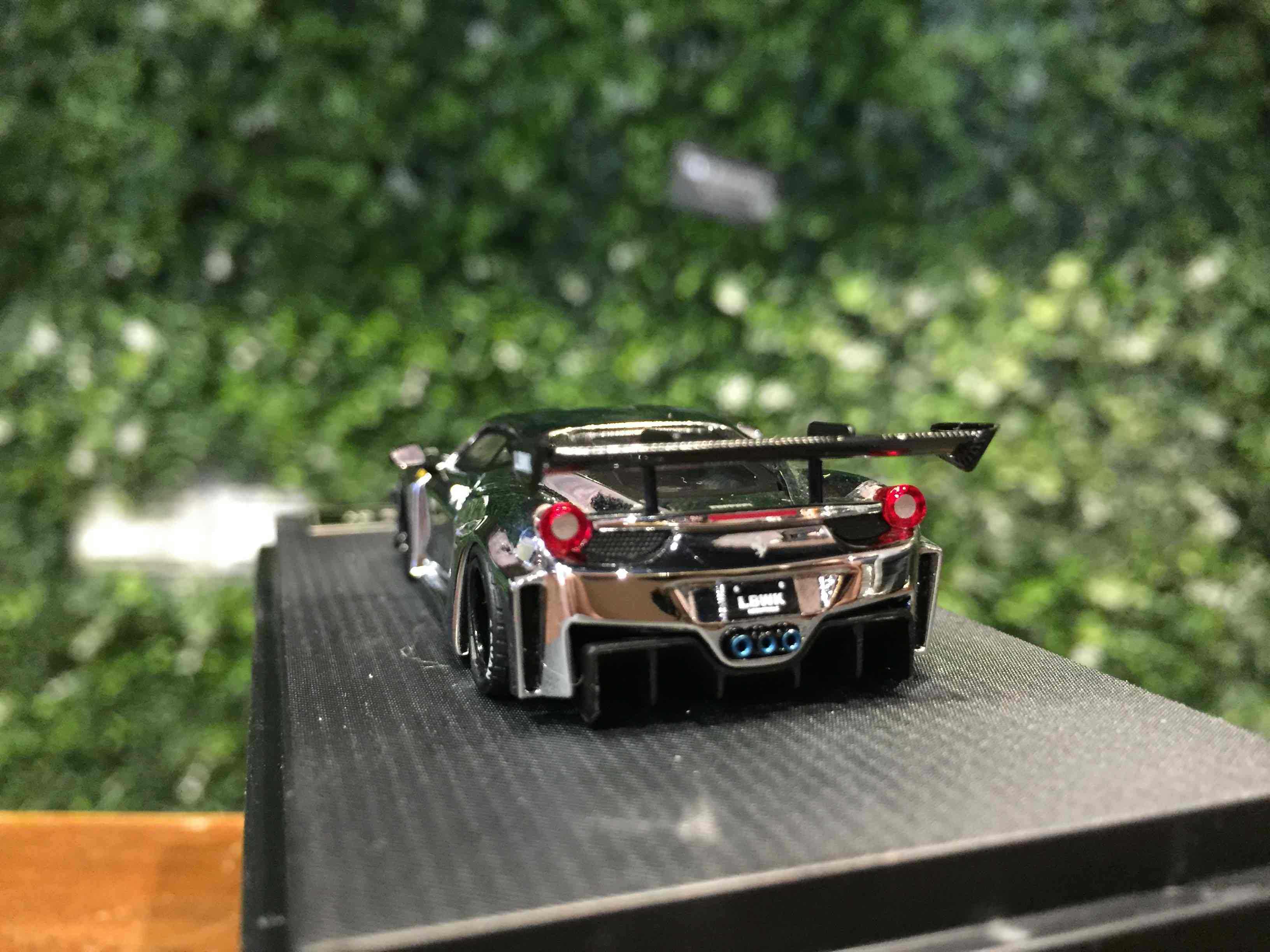 1/64 StarModel LBWK Ferrari 458 GT Chrome Silver【MGM】 - Max Gear Model ...