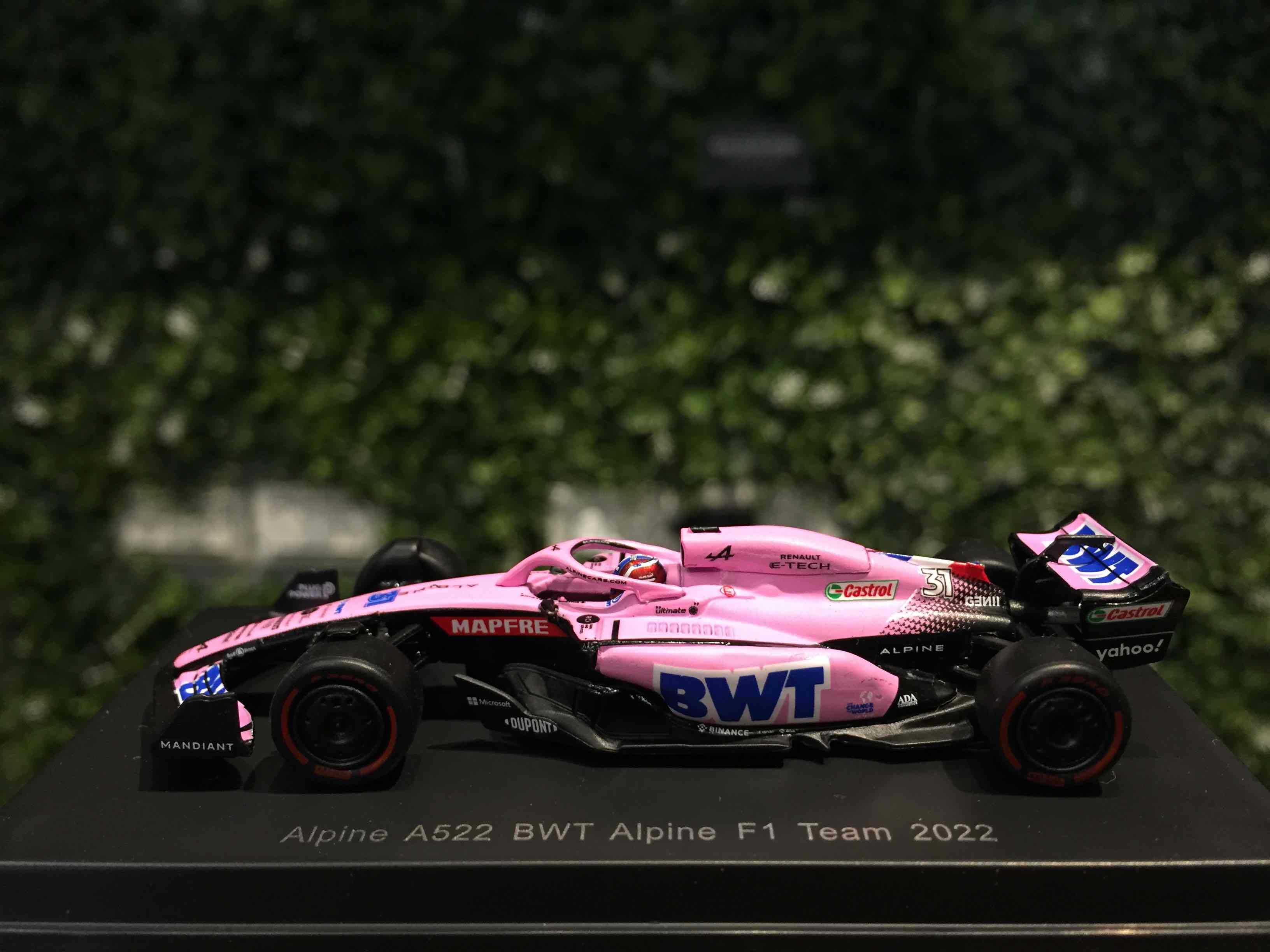 1/64 Spark Alpine A522 Esteban Ocon 2022 Y251【MGM】