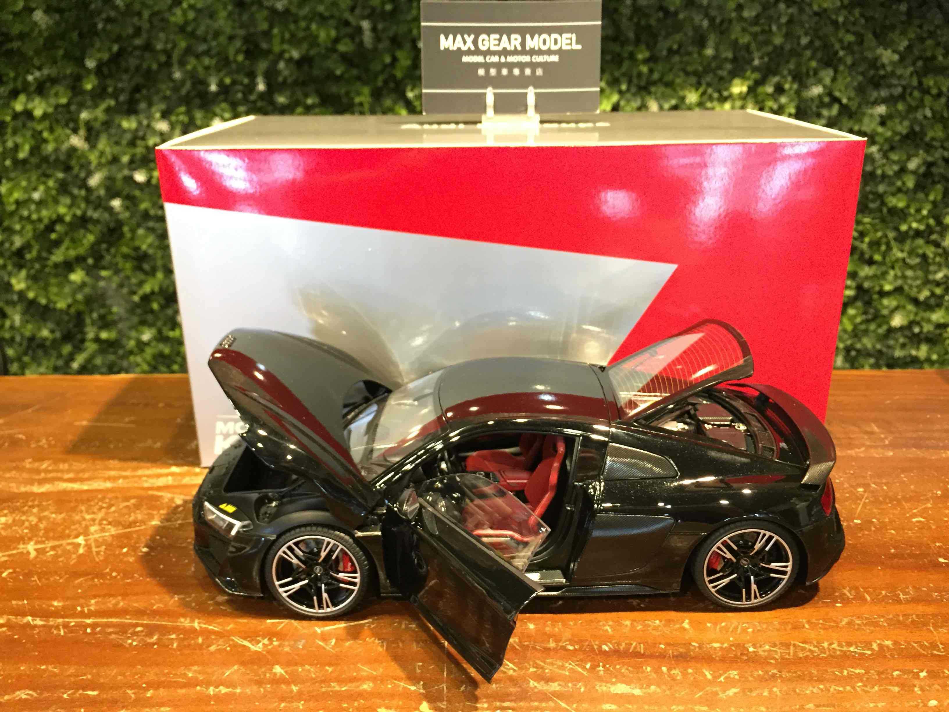 1/18 KengFai Audi R8 Coupe 2021 Black KF0353【MGM】