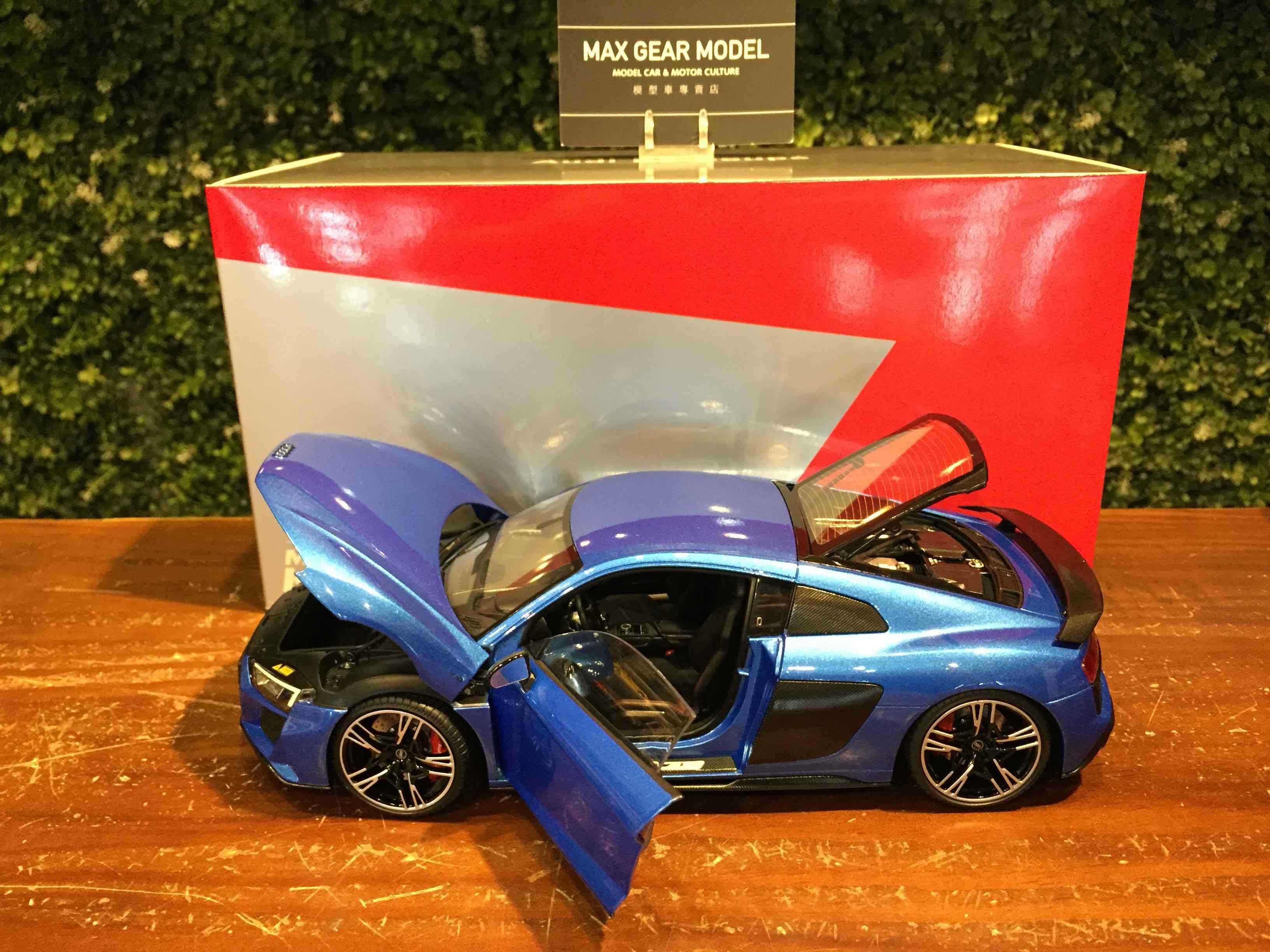 1/18 KengFai Audi R8 Coupe 2021 Blue KF0355【MGM】